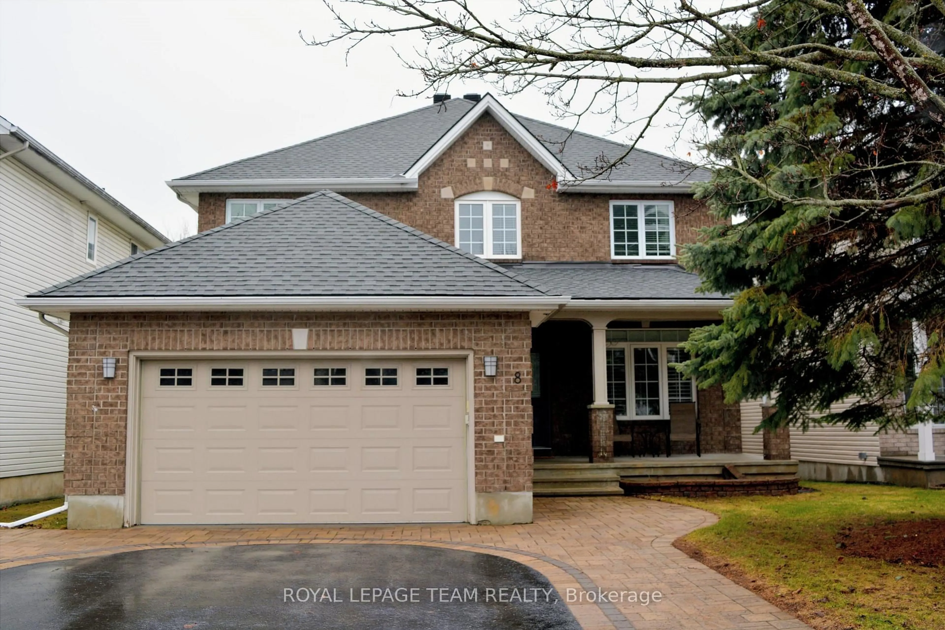 Home with brick exterior material, street for 8 Thunderbird Cres, Kanata Ontario K2M 2V7