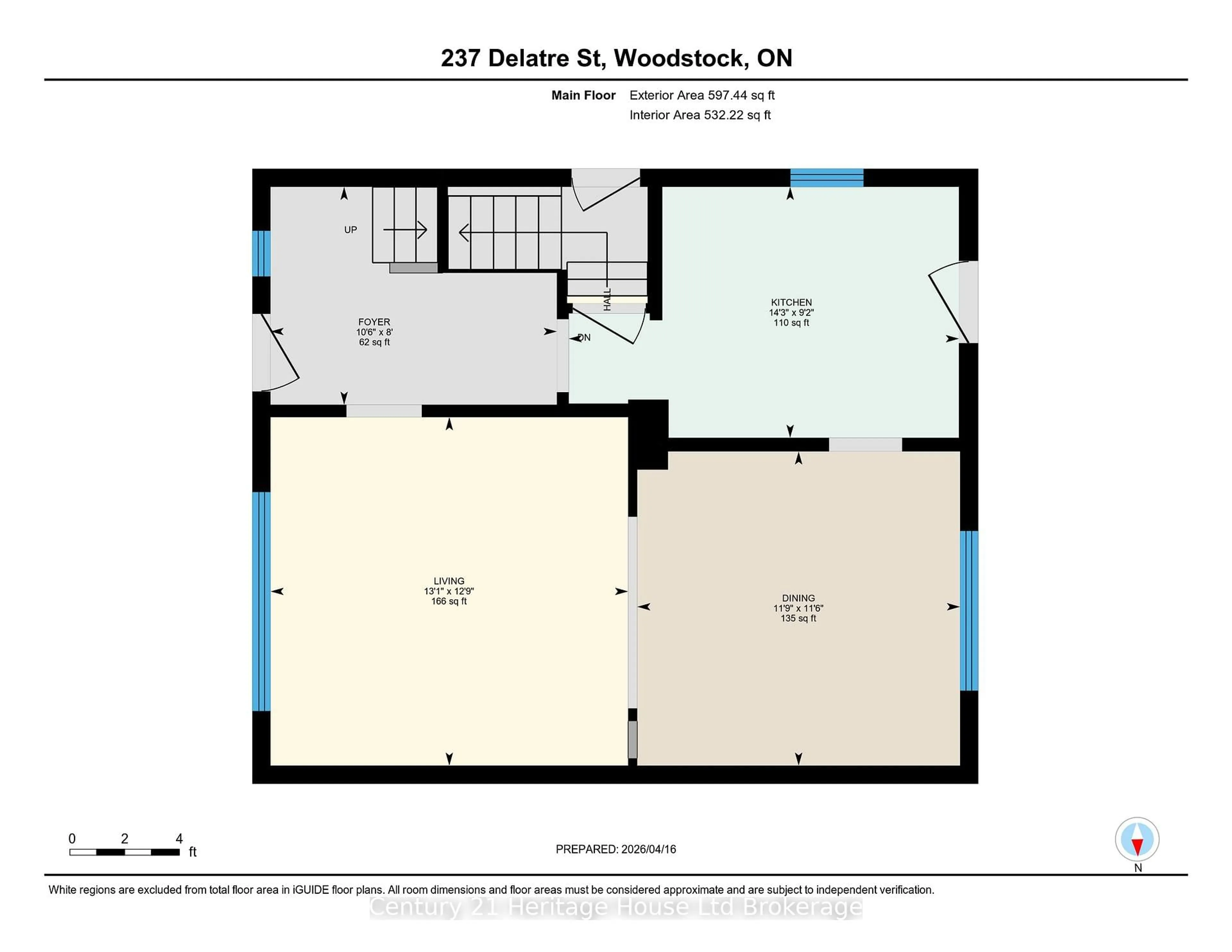 Floor plan for 237 Delatre St, Woodstock Ontario N4S 6C6