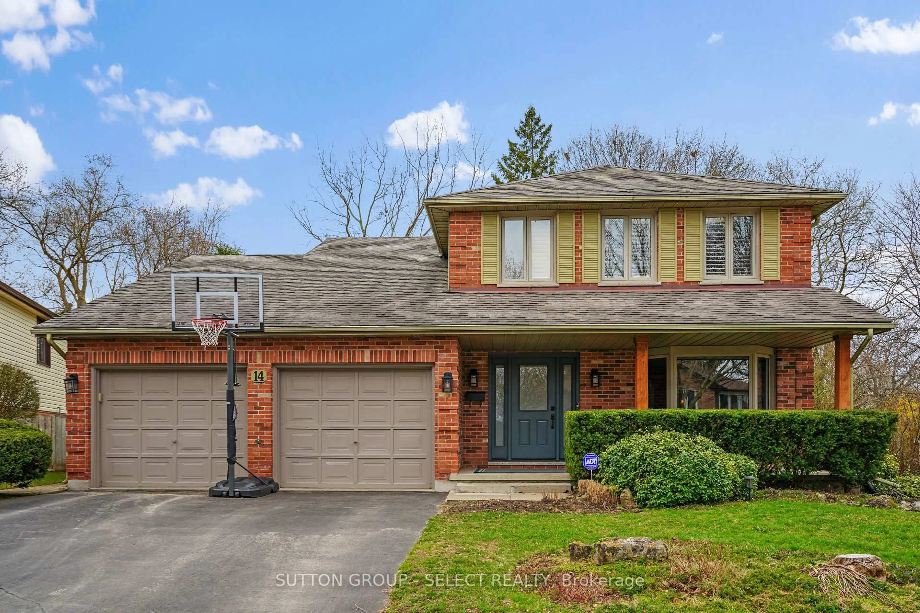 Home with brick exterior material, street for 14 Whisperwood Cres, London South Ontario N6K 3Z4