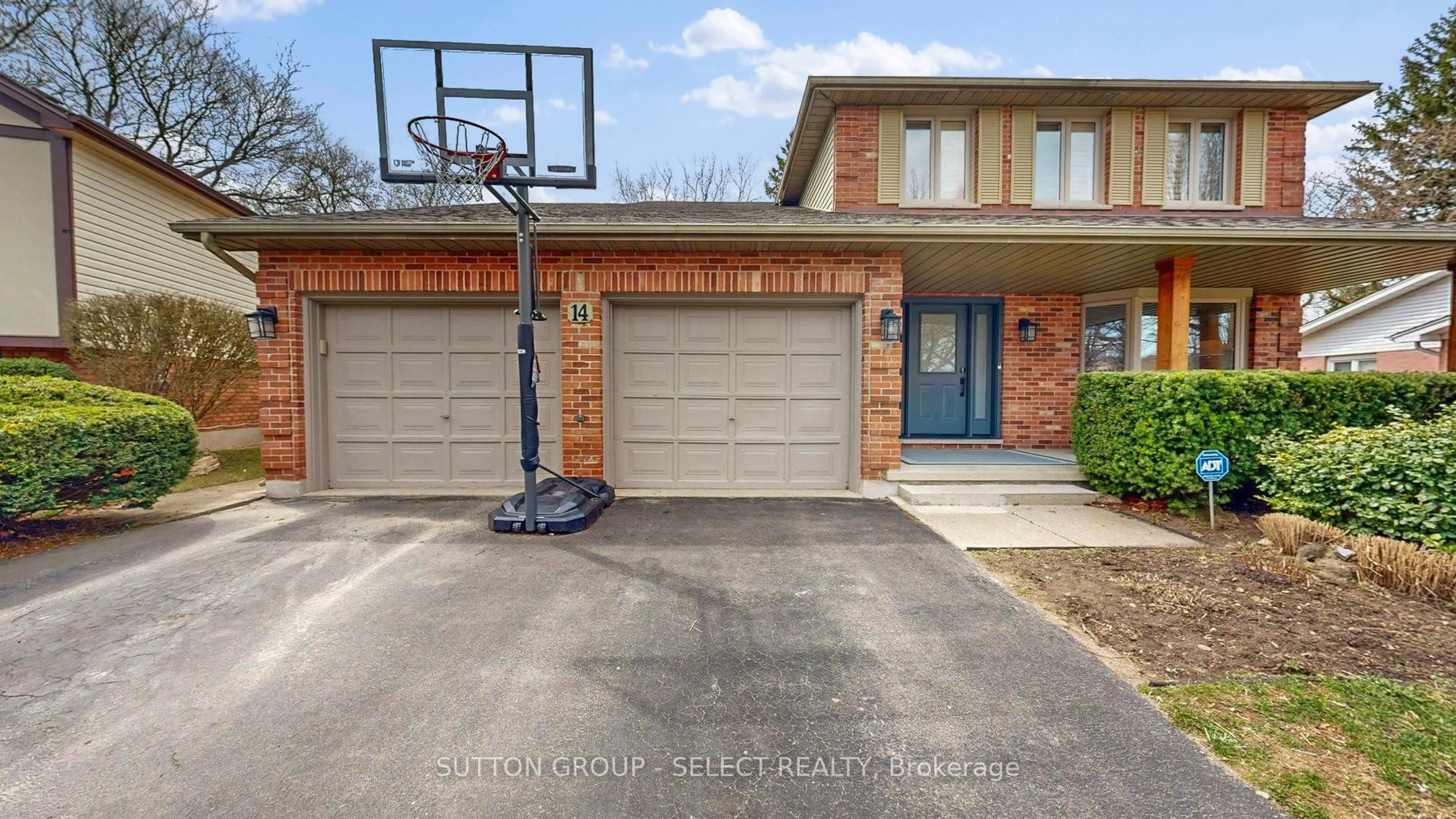 Home with brick exterior material, street for 14 Whisperwood Cres, London South Ontario N6K 3Z4