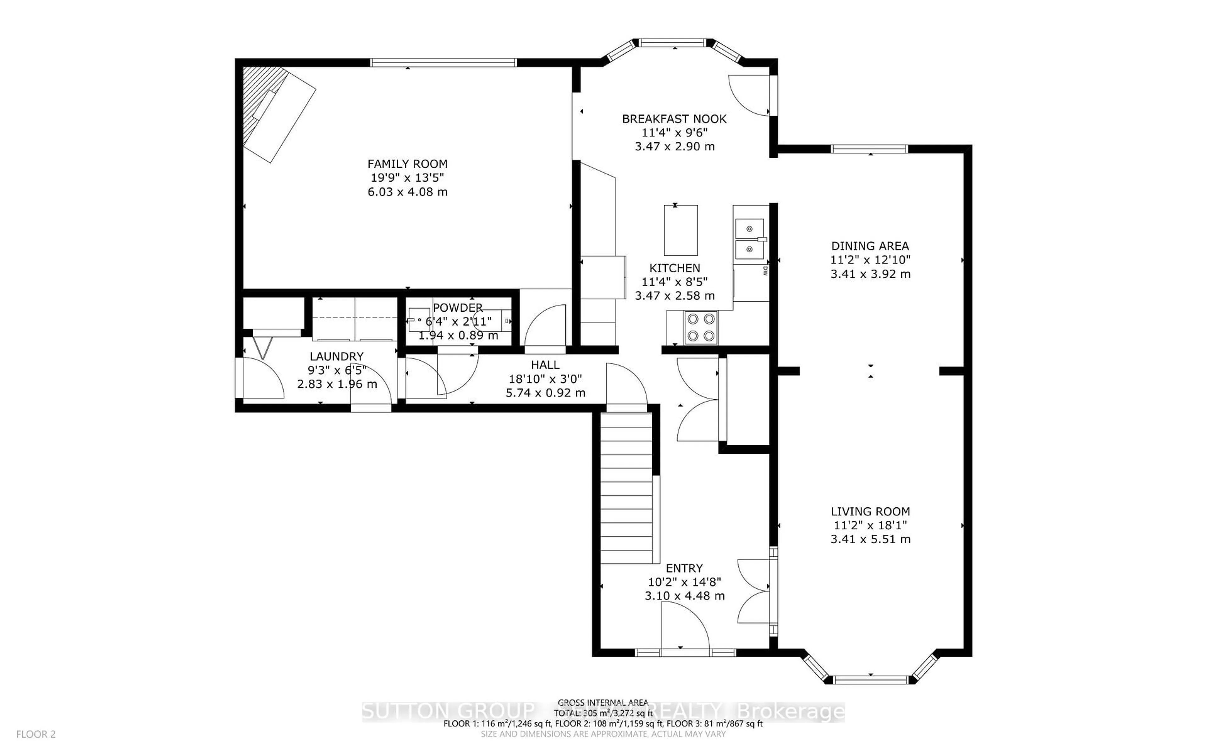 Floor plan for 14 Whisperwood Cres, London South Ontario N6K 3Z4