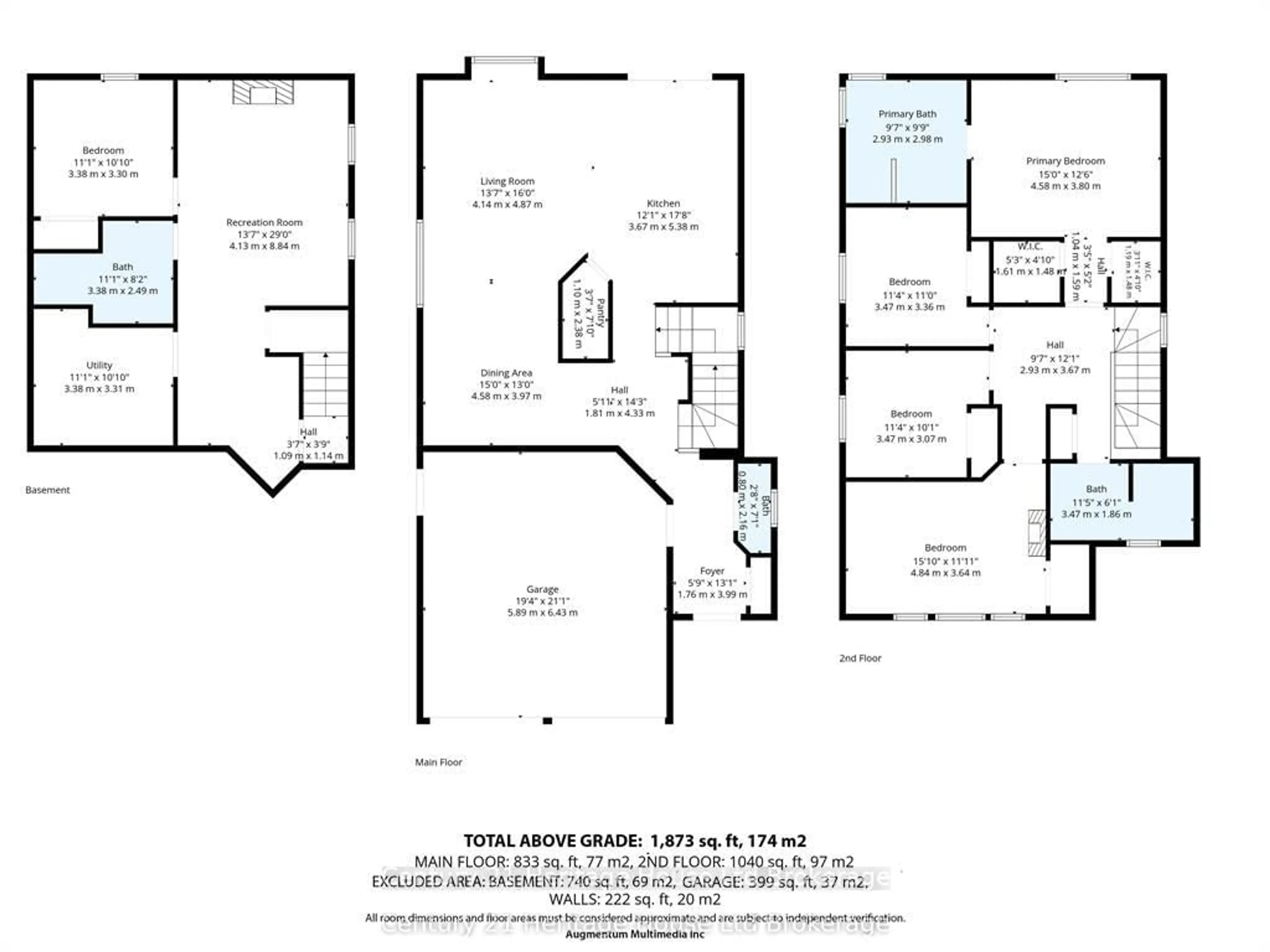 Floor plan for 18 Potters Way, Woodstock Ontario N4S 8Z5