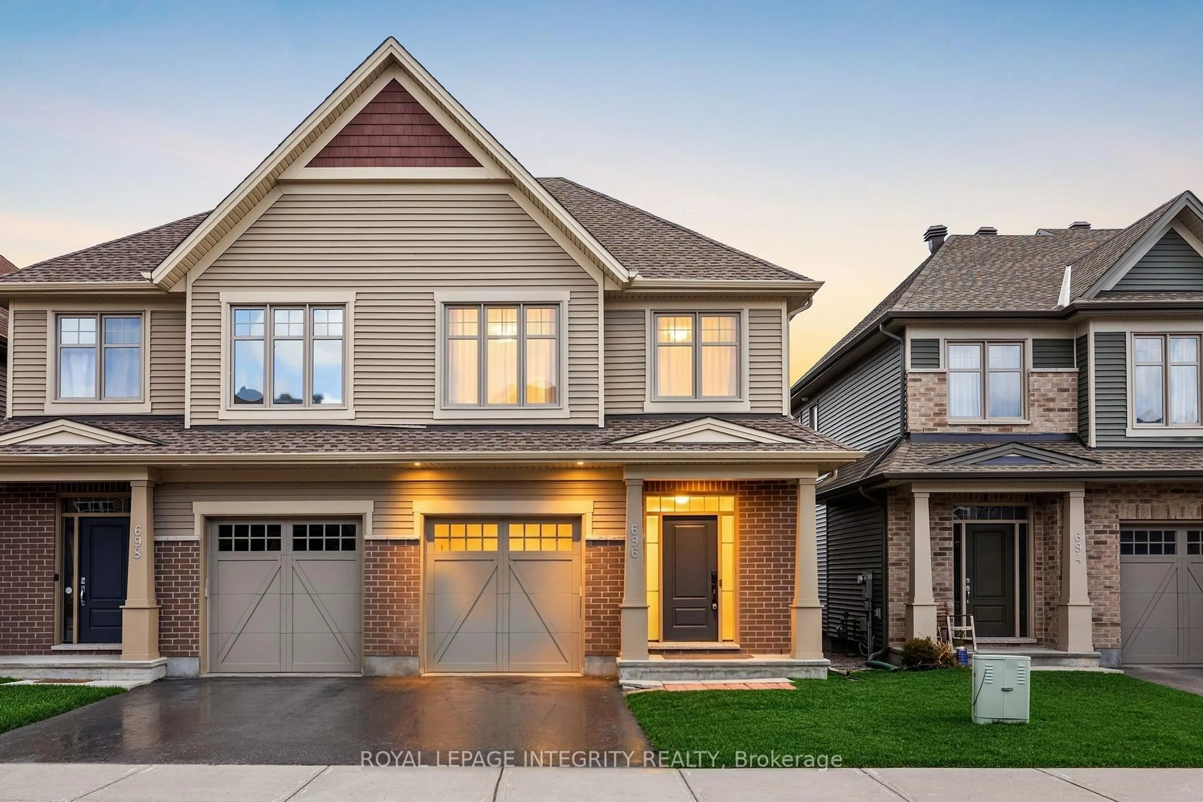 Home with brick exterior material, street for 696 Vivera Pl, Ottawa Ontario K2S 2N1