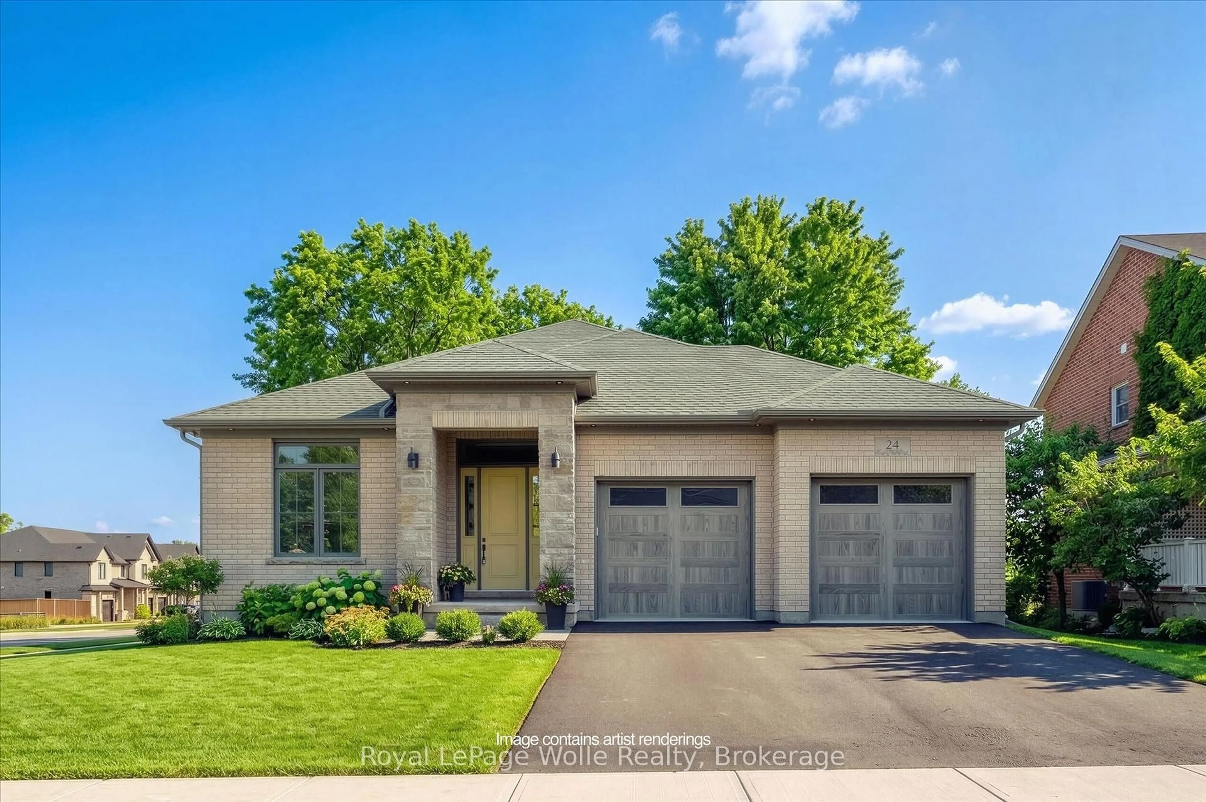 Home with brick exterior material, street for 24 David St, Ingersoll Ontario N5C 4E5