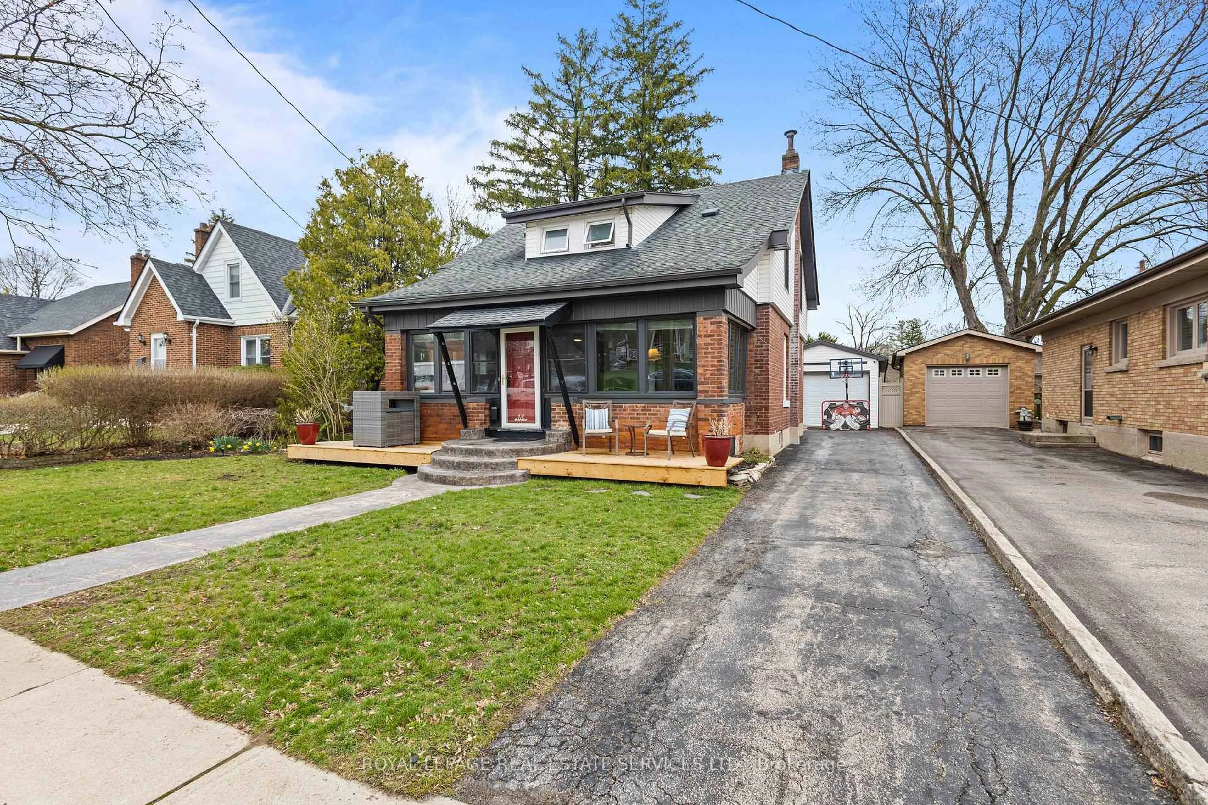 Home with brick exterior material, street for 13 Forest Rd, Brantford Ontario N3S 6V9