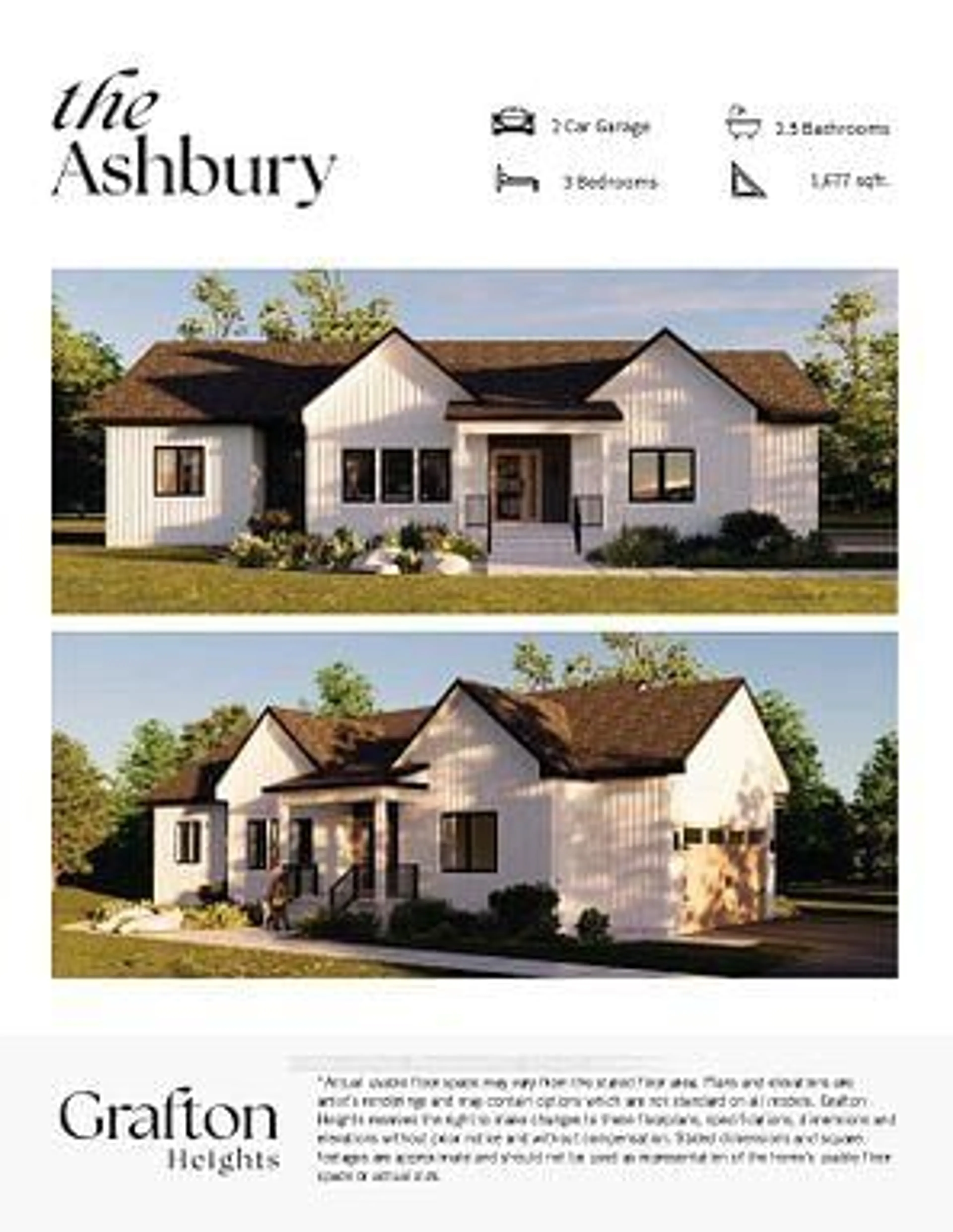 Home with brick exterior material, building for Lot 35 Ridgeline Dr, Alnwick/Haldimand Ontario K0K 2G0