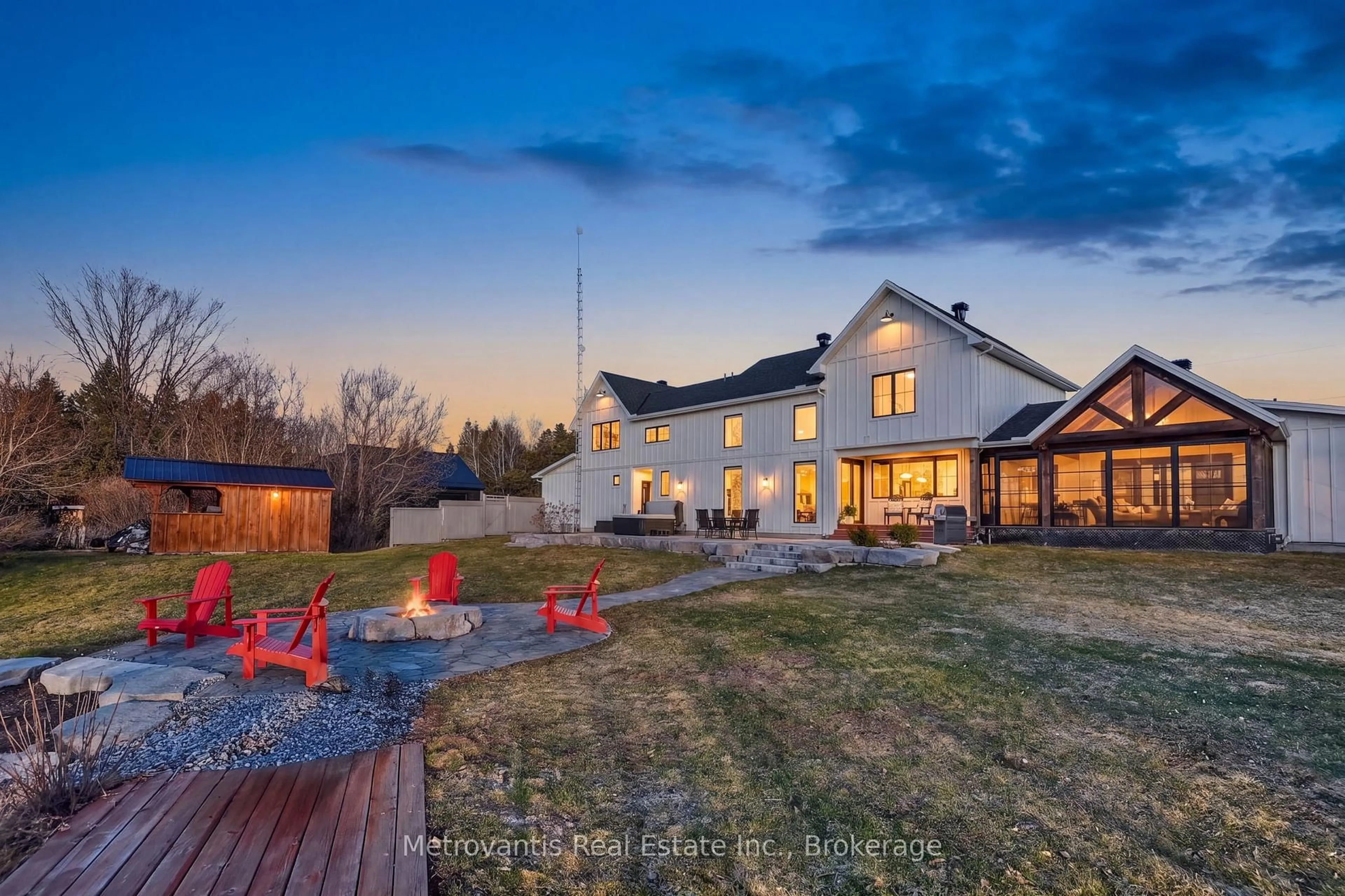 A pic from outside/outdoor area/front of a property/back of a property/a pic from drone, mountain view for 699 River Rd, North Grenville Ontario K0G 1J0