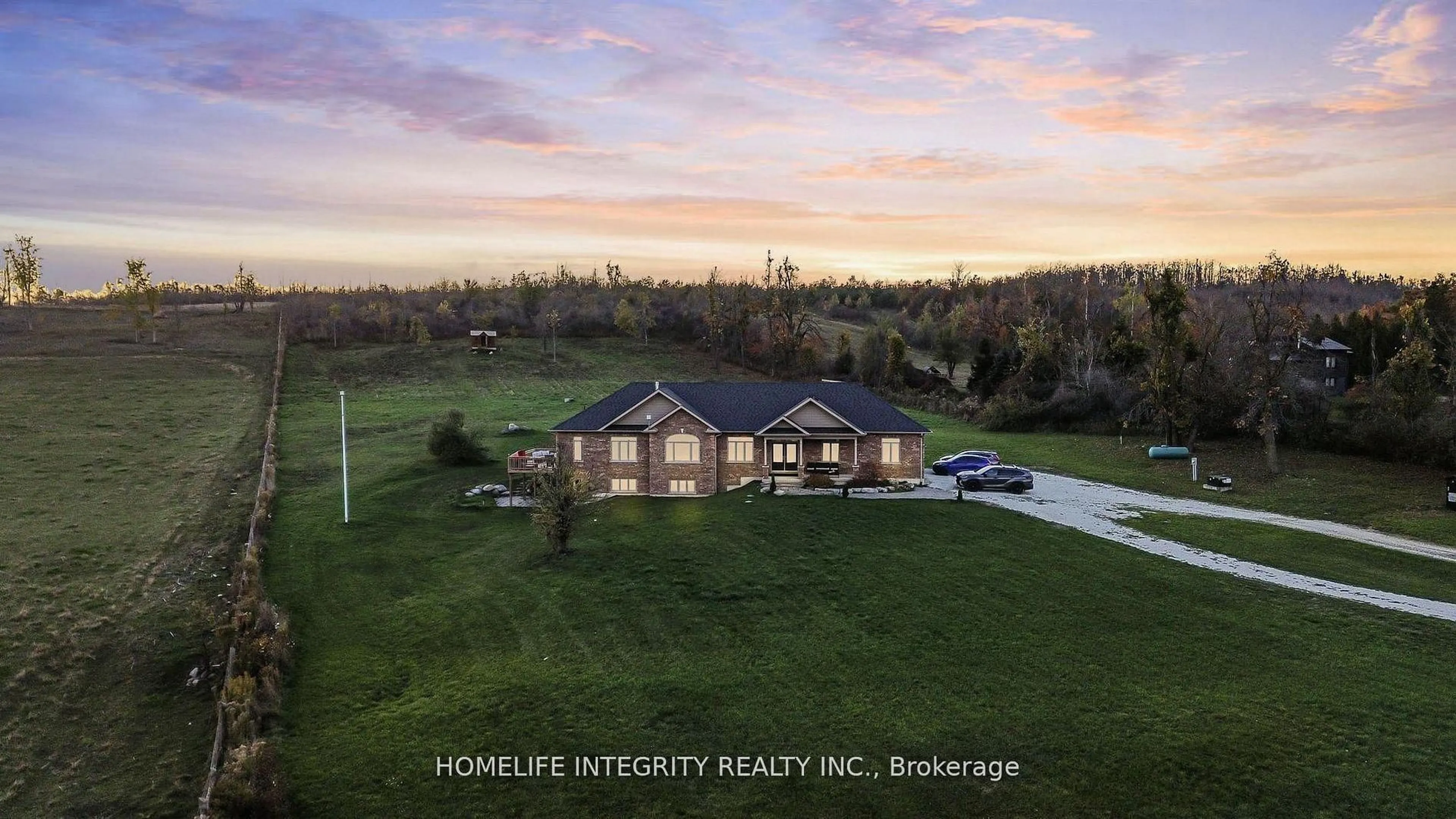 A pic from outside/outdoor area/front of a property/back of a property/a pic from drone, unknown for 838722 4th Line, Mulmur Ontario L9V 0J7