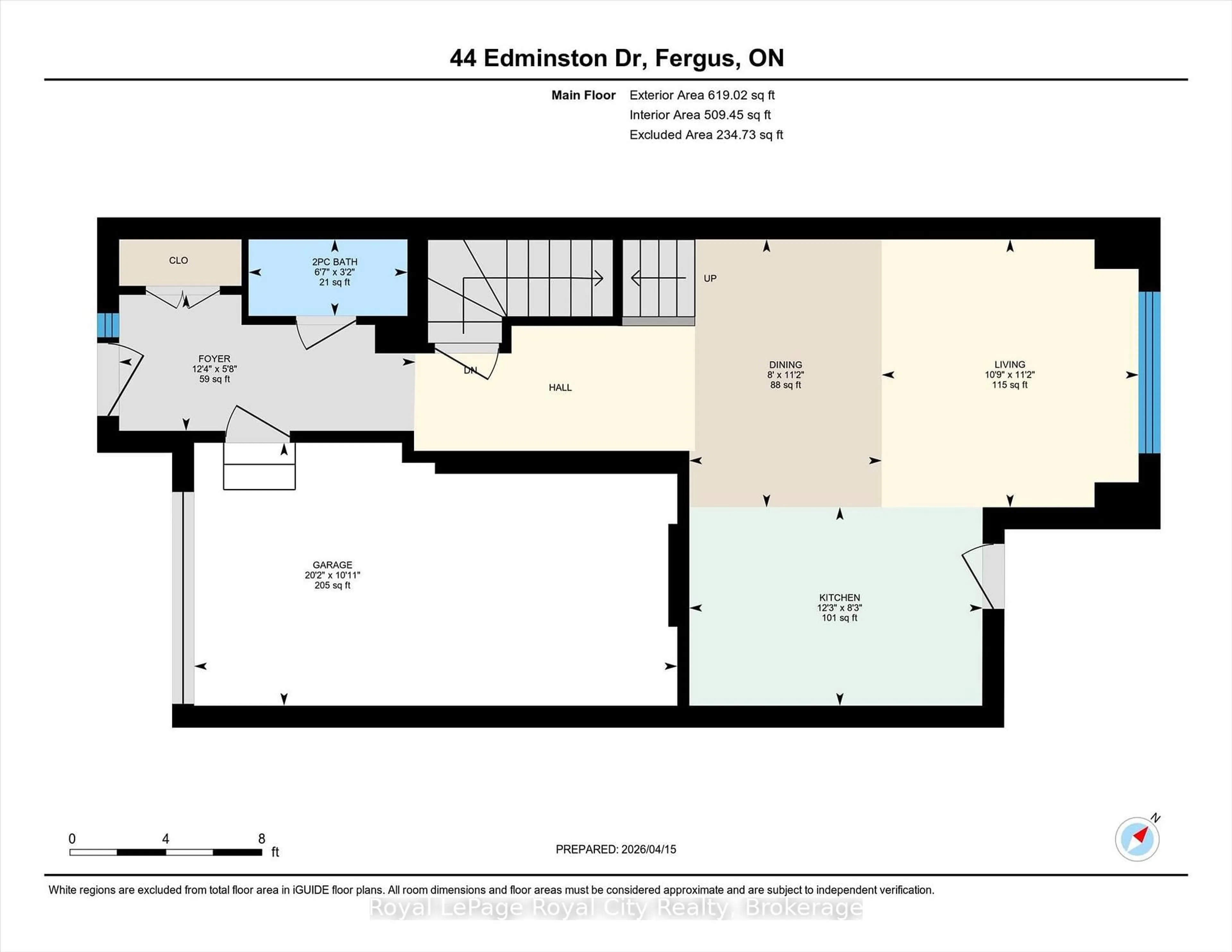 Floor plan for 44 Edminston Dr, Centre Wellington Ontario N1M 0J1