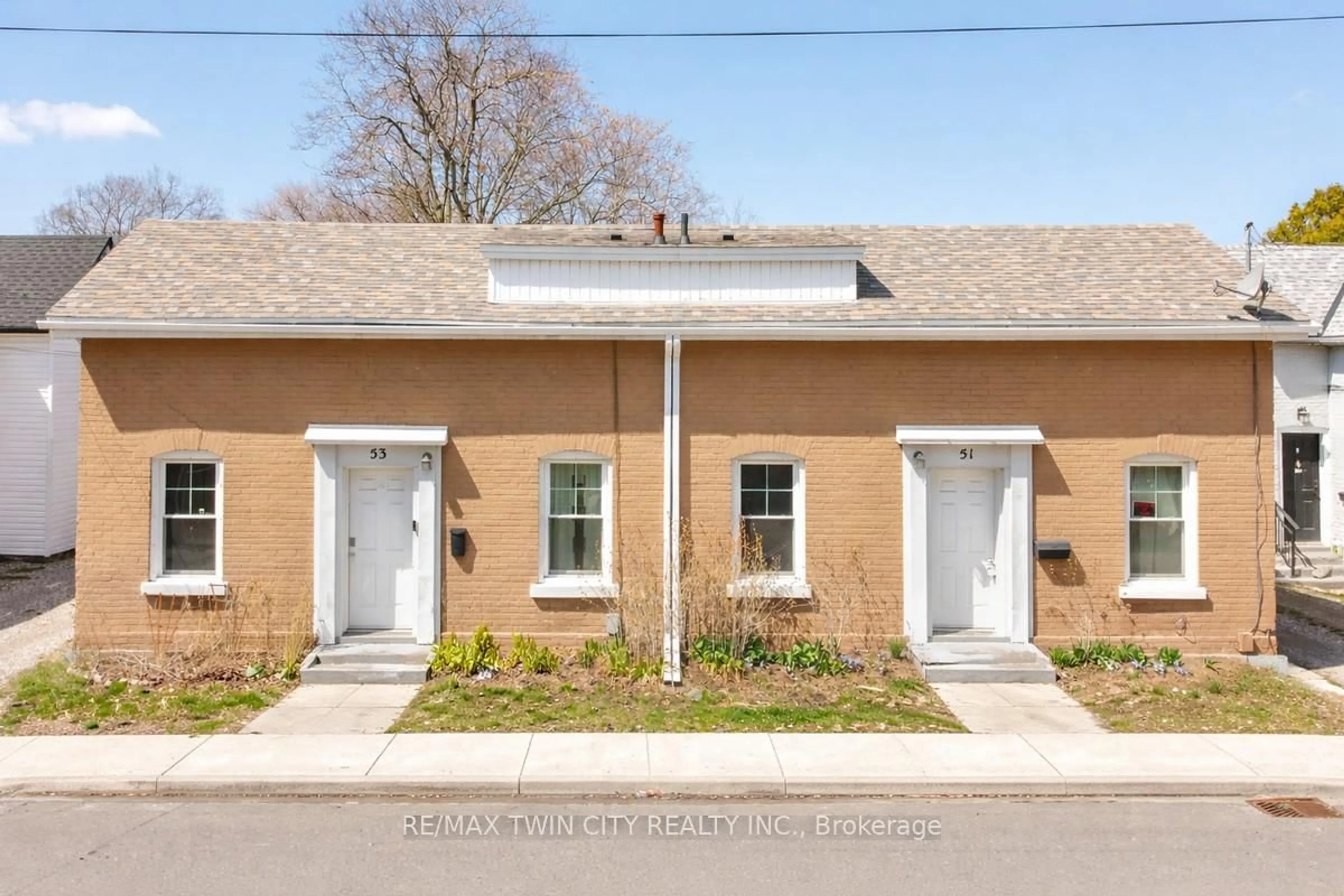 Home with brick exterior material, street for 51-53 Jarvis St, Brantford Ontario N3T 4A9