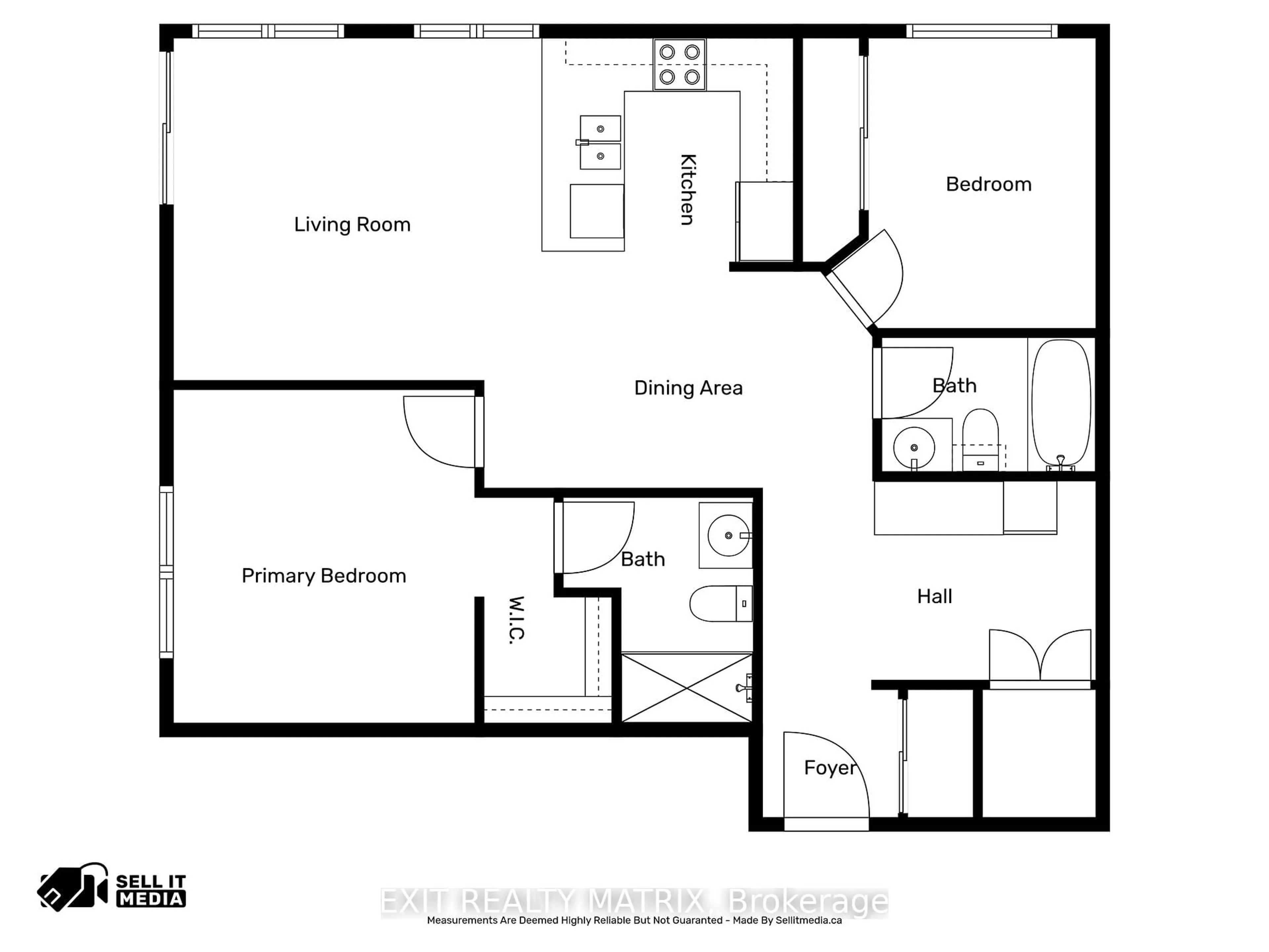 Floor plan for 141 Potts Private #101, Ottawa Ontario K4A 0X9