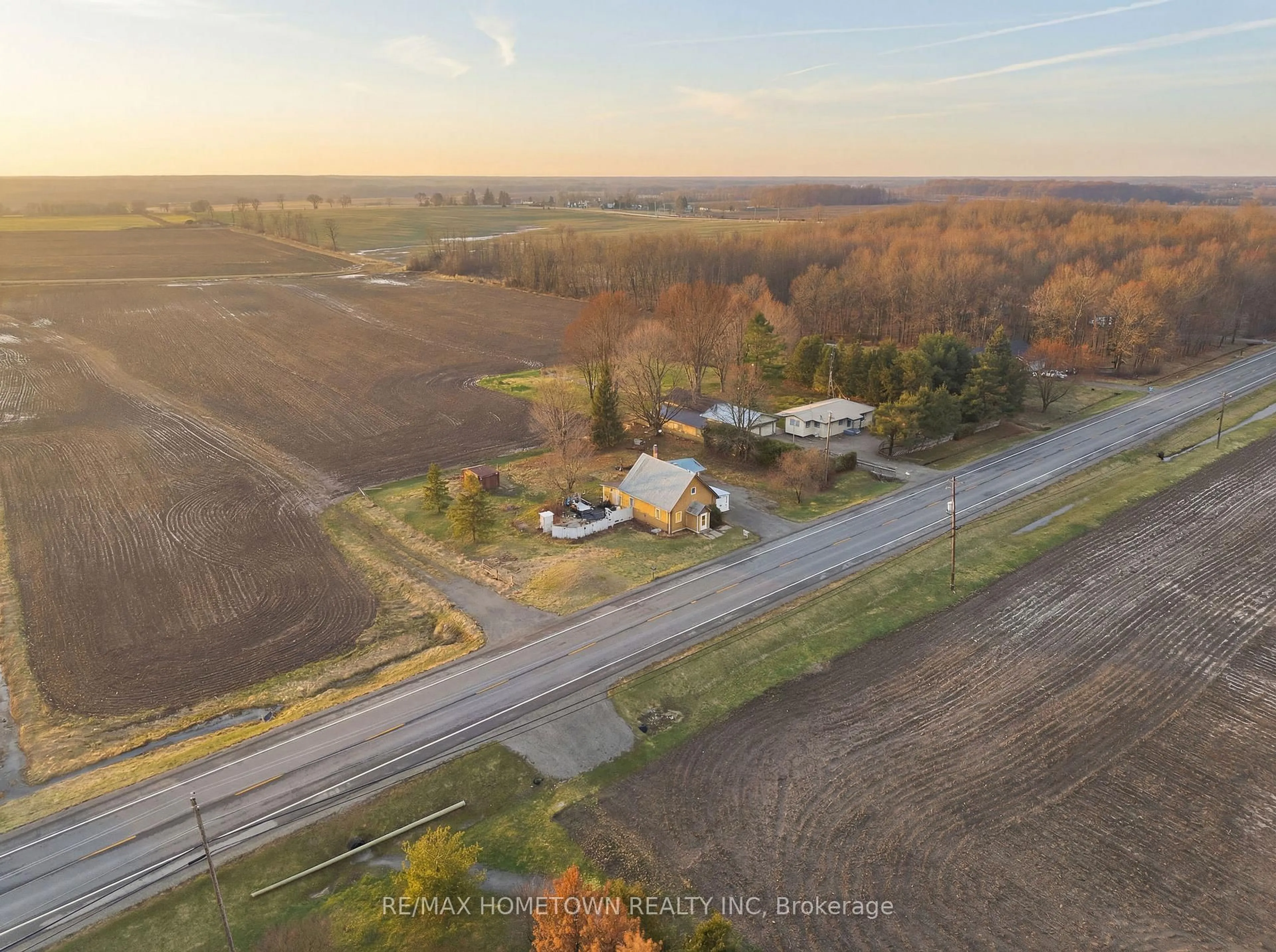 A pic from outside/outdoor area/front of a property/back of a property/a pic from drone, street for 49 Addison Rd, Athens Ontario K0E 1B0