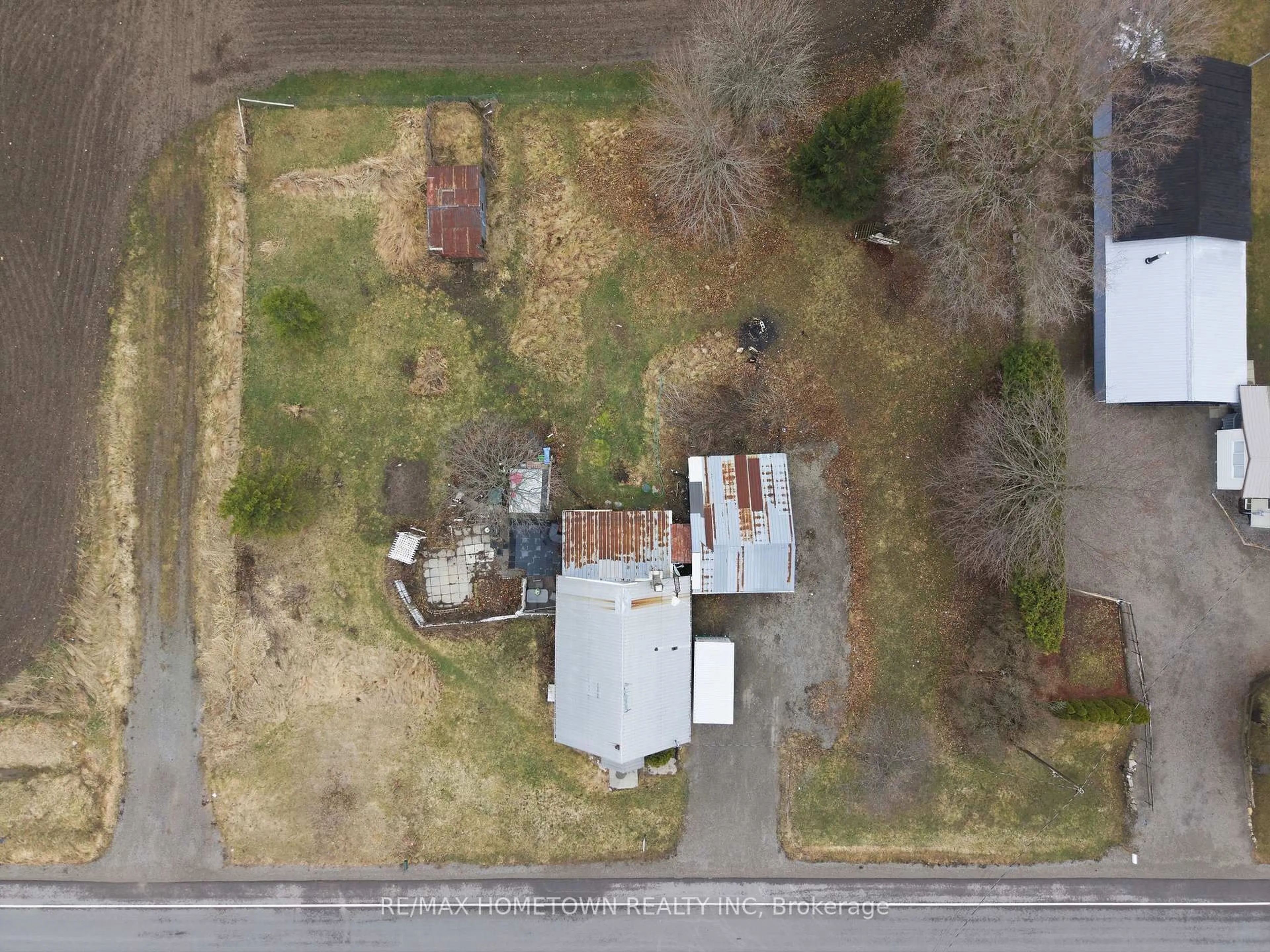 A pic from outside/outdoor area/front of a property/back of a property/a pic from drone, street for 49 Addison Rd, Athens Ontario K0E 1B0