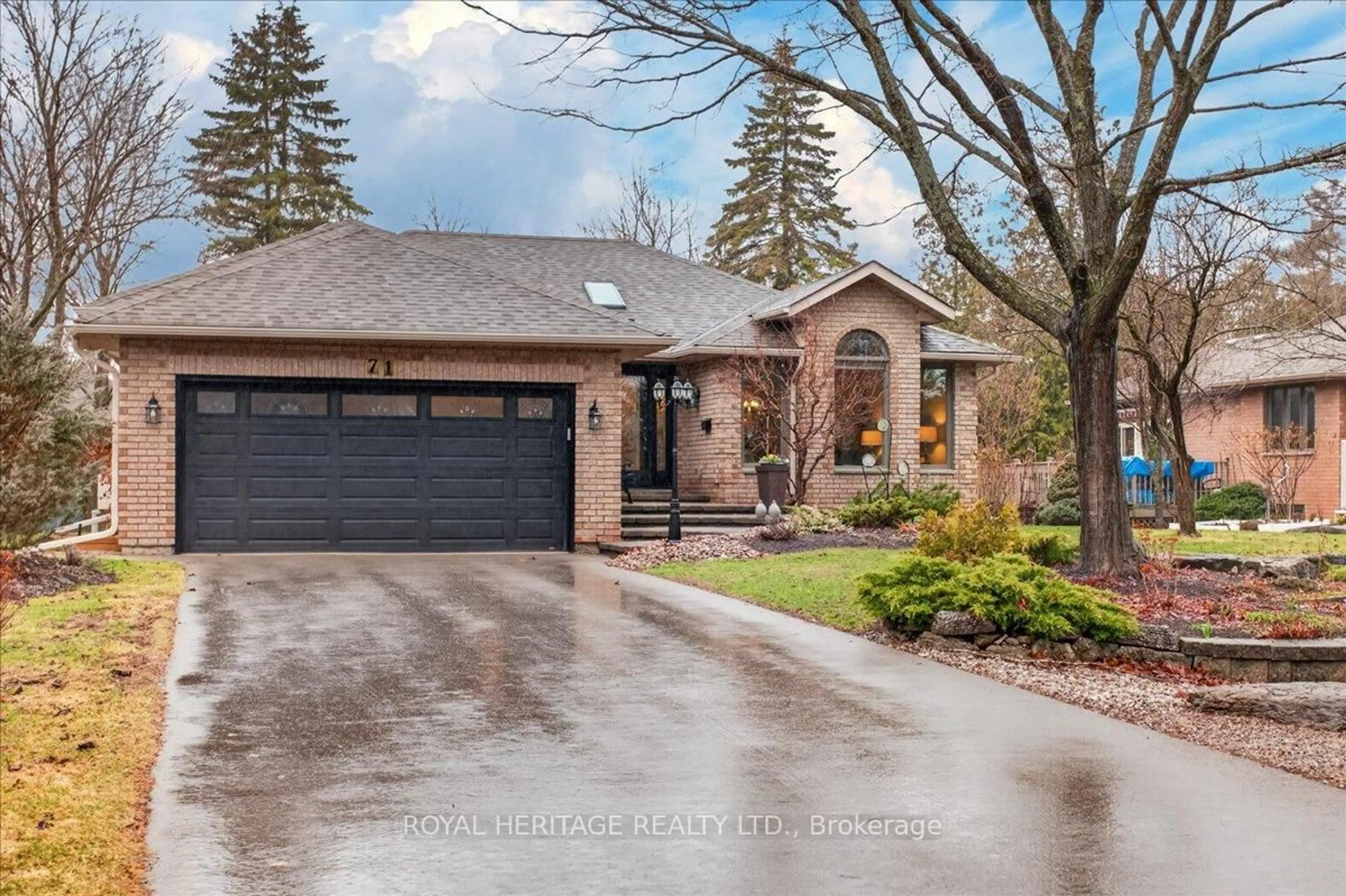 Home with brick exterior material, street for 71 Navigators Tr, Kawartha Lakes Ontario K0M 1A0
