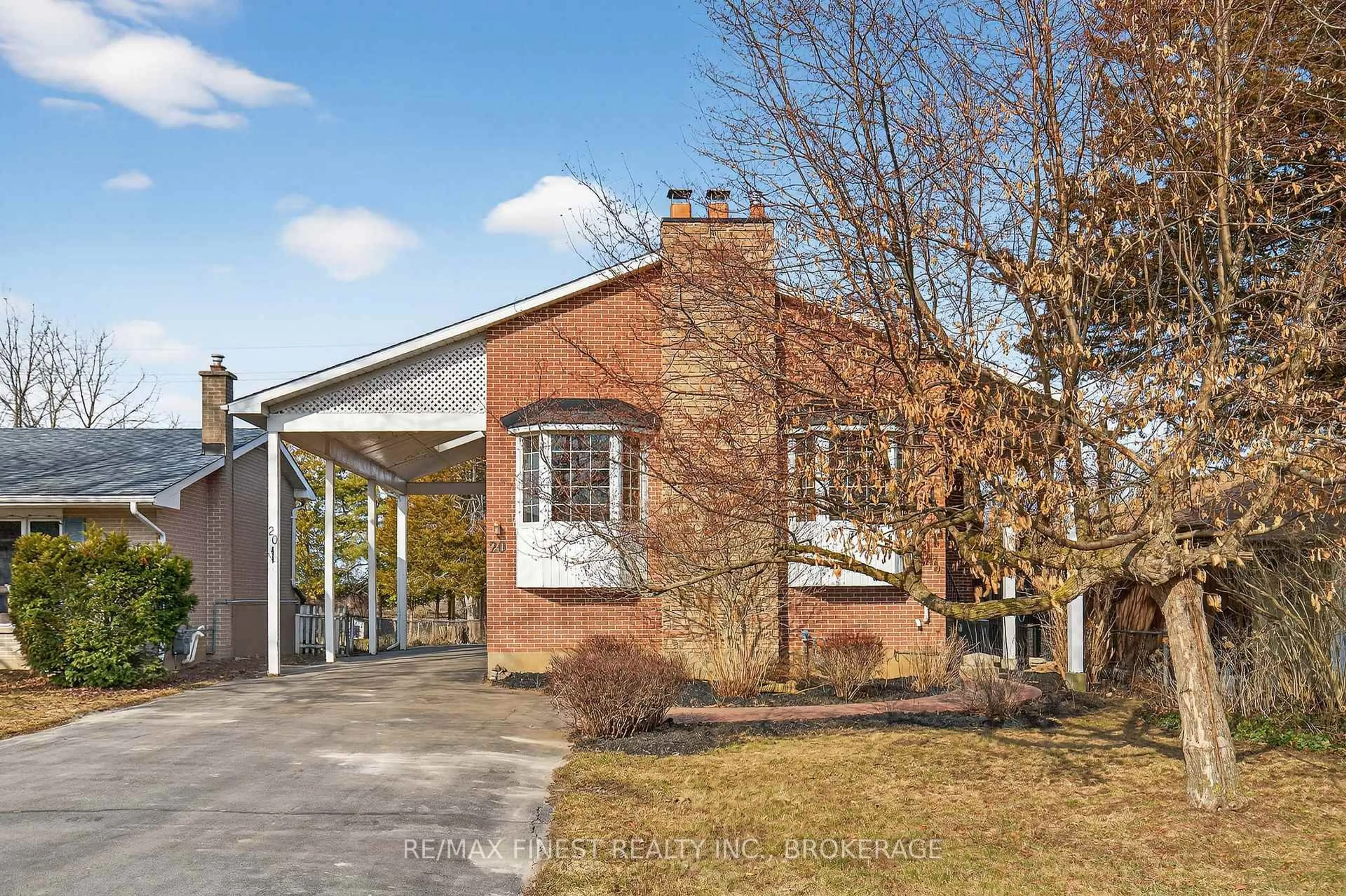 Home with brick exterior material, street for 20 Oakridge Ave, Kingston Ontario K7L 4S9