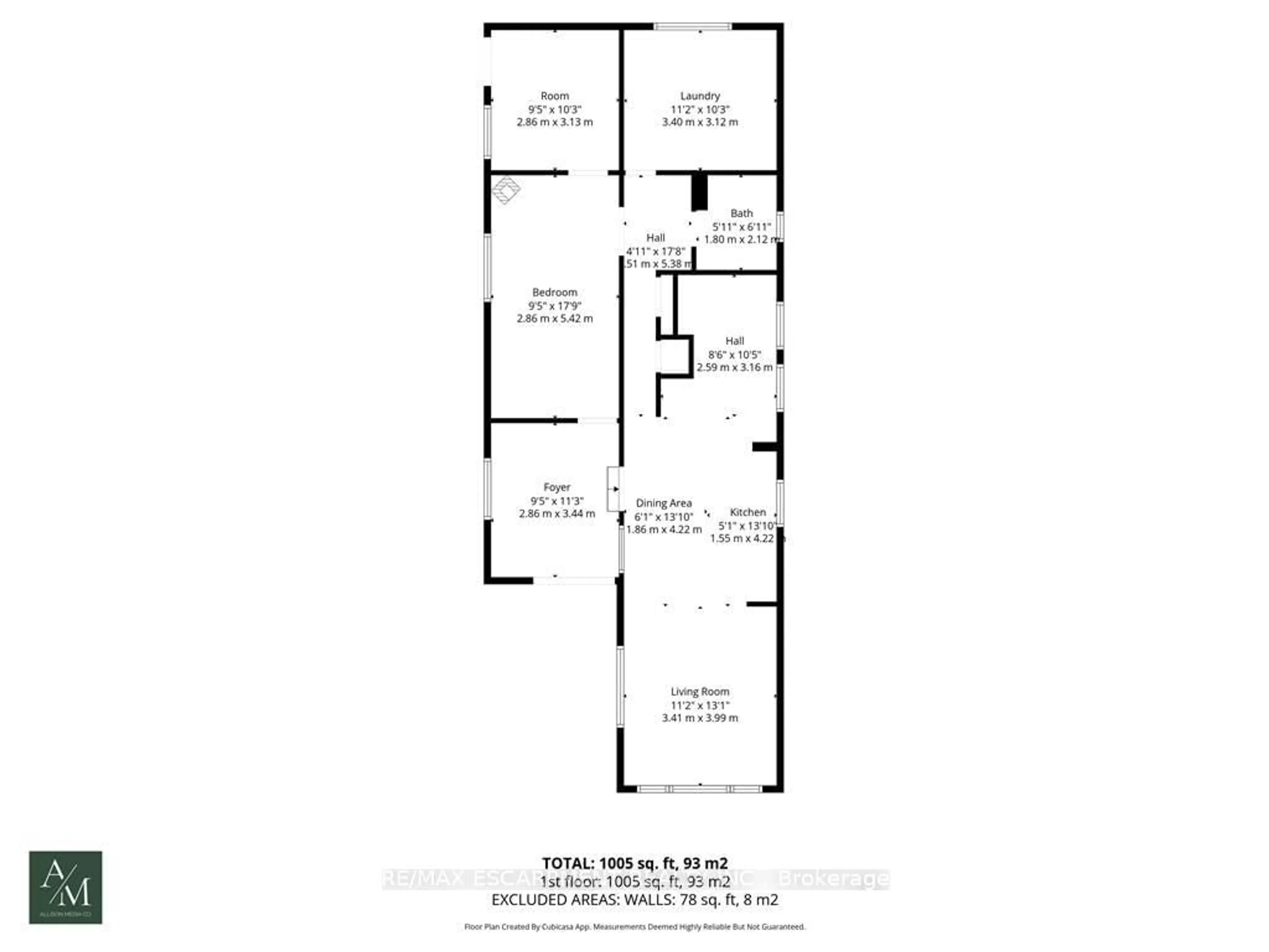 Floor plan for 43969 Highway 3 #14, Wainfleet Ontario L0S 1V0