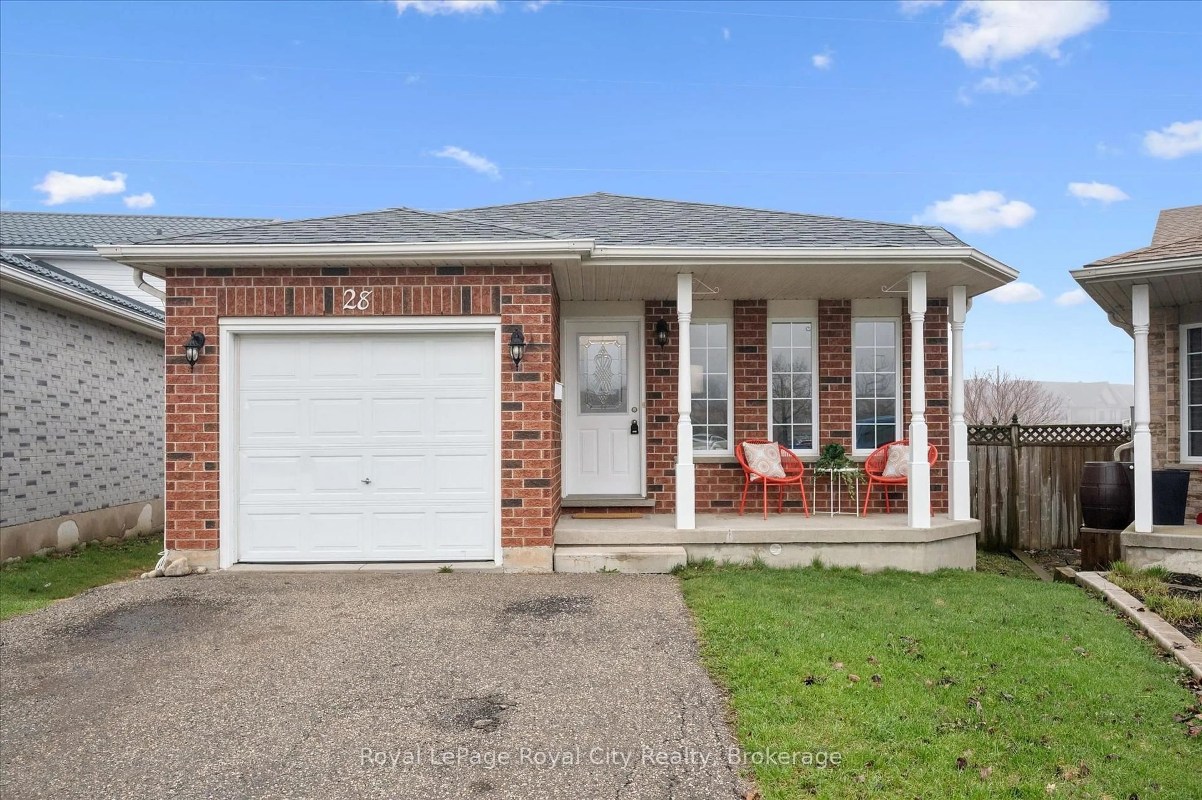 Home with brick exterior material, street for 28 Bronwyn Pl, Guelph Ontario N1K 1X1