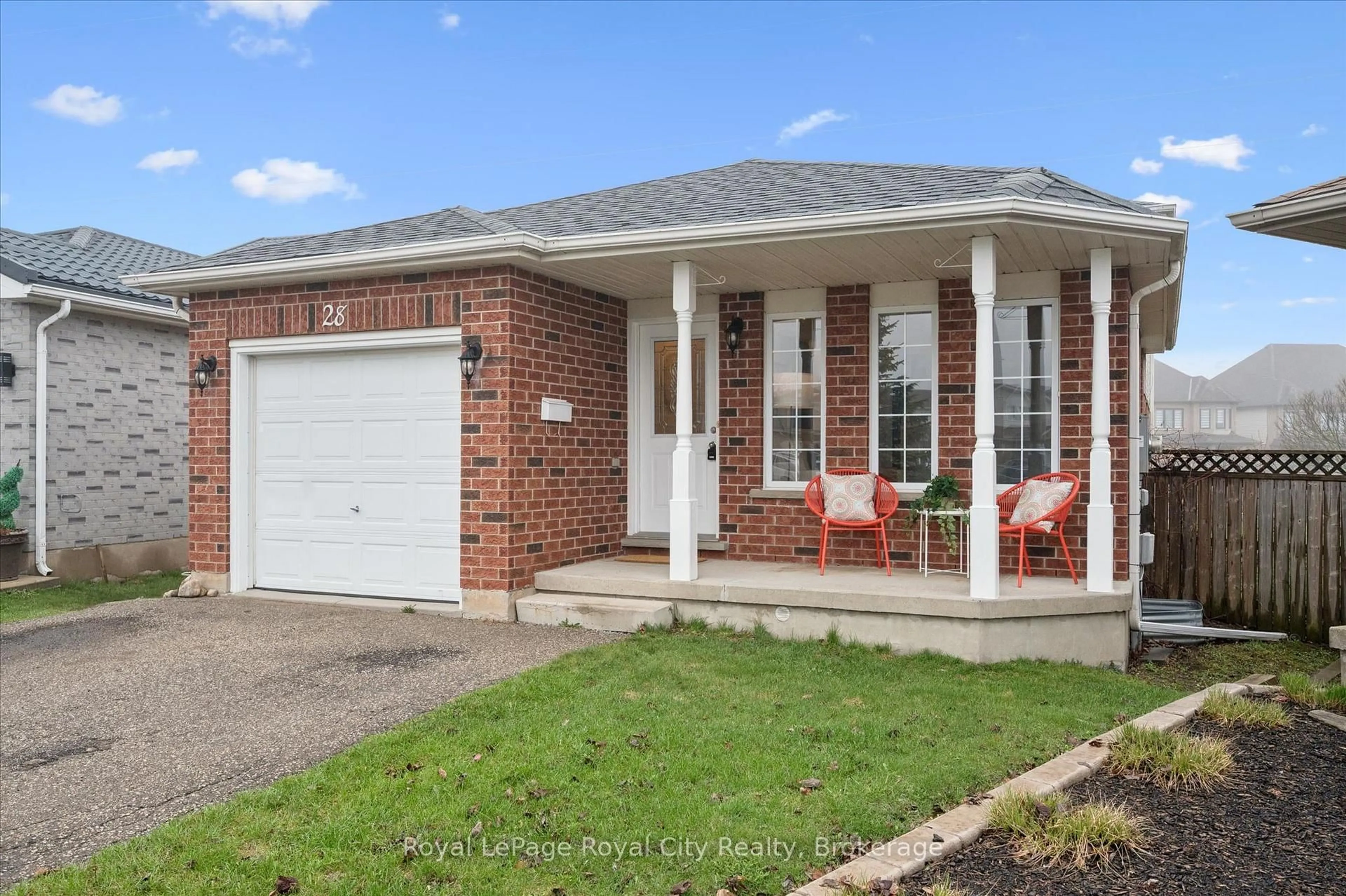 Home with brick exterior material, street for 28 Bronwyn Pl, Guelph Ontario N1K 1X1