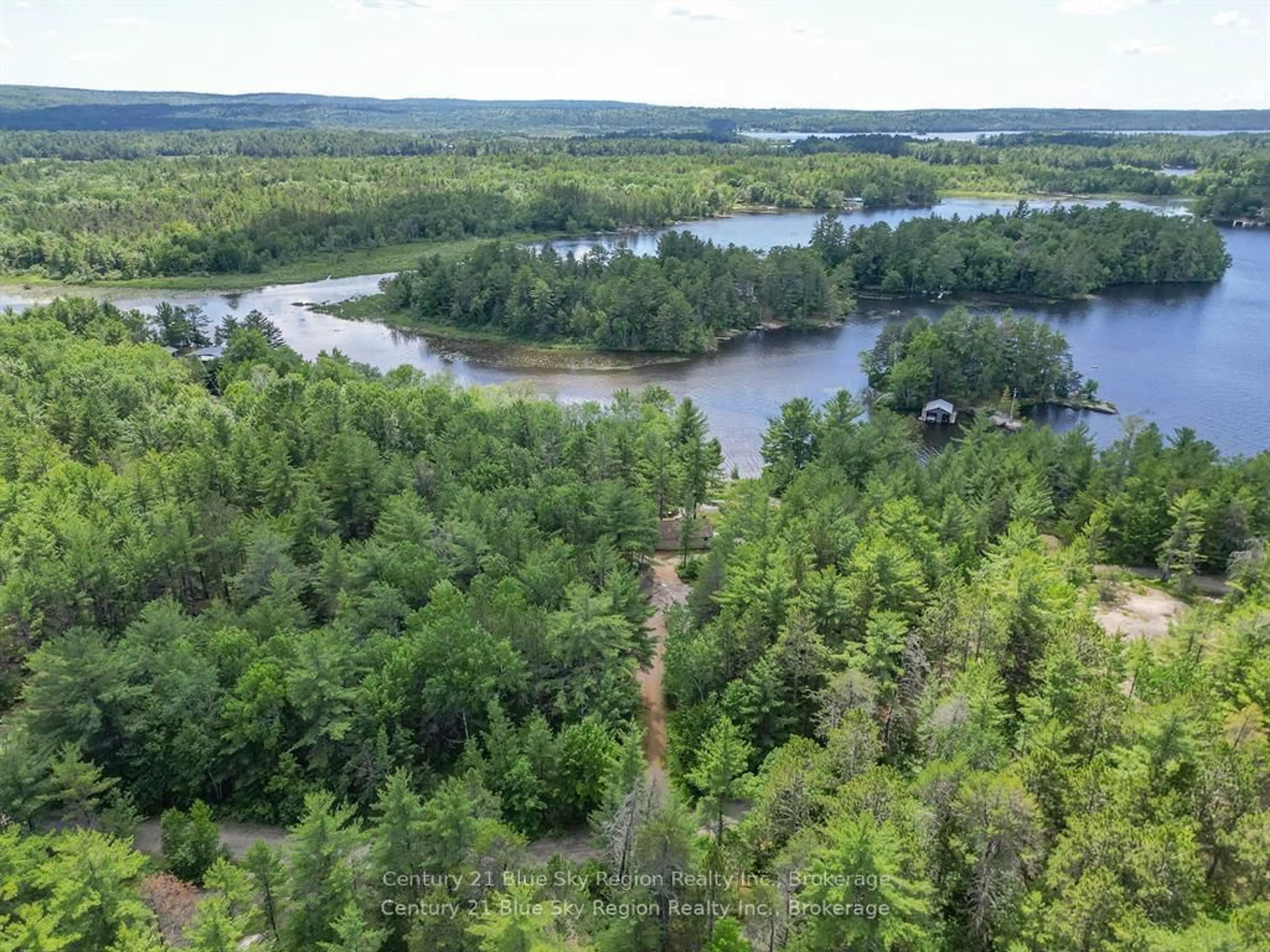 A pic from outside/outdoor area/front of a property/back of a property/a pic from drone, water/lake/river/ocean view for 285 C Ruston Rd, Nipissing Ontario P0H 1H0