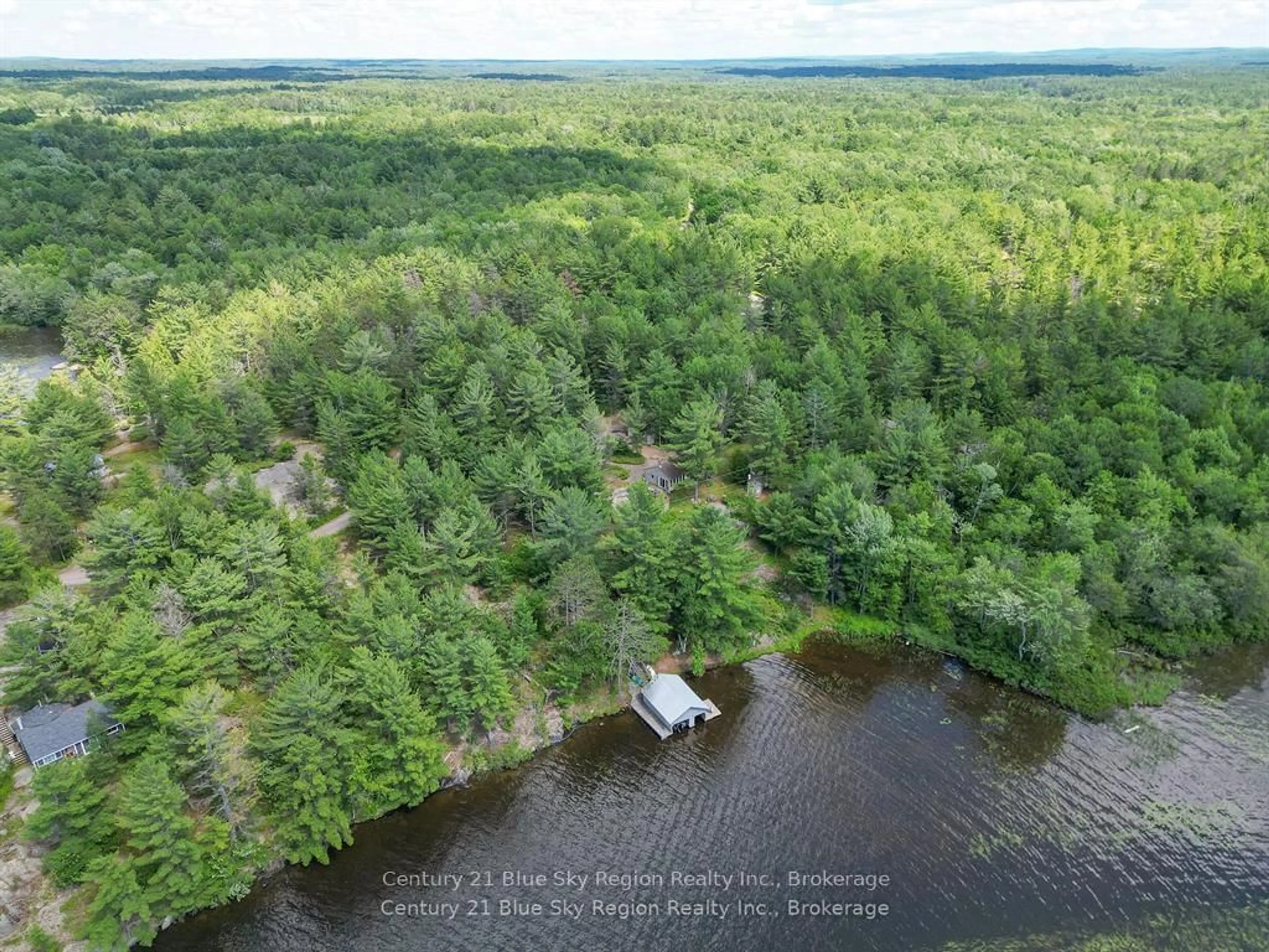 A pic from outside/outdoor area/front of a property/back of a property/a pic from drone, water/lake/river/ocean view for 285 C Ruston Rd, Nipissing Ontario P0H 1H0