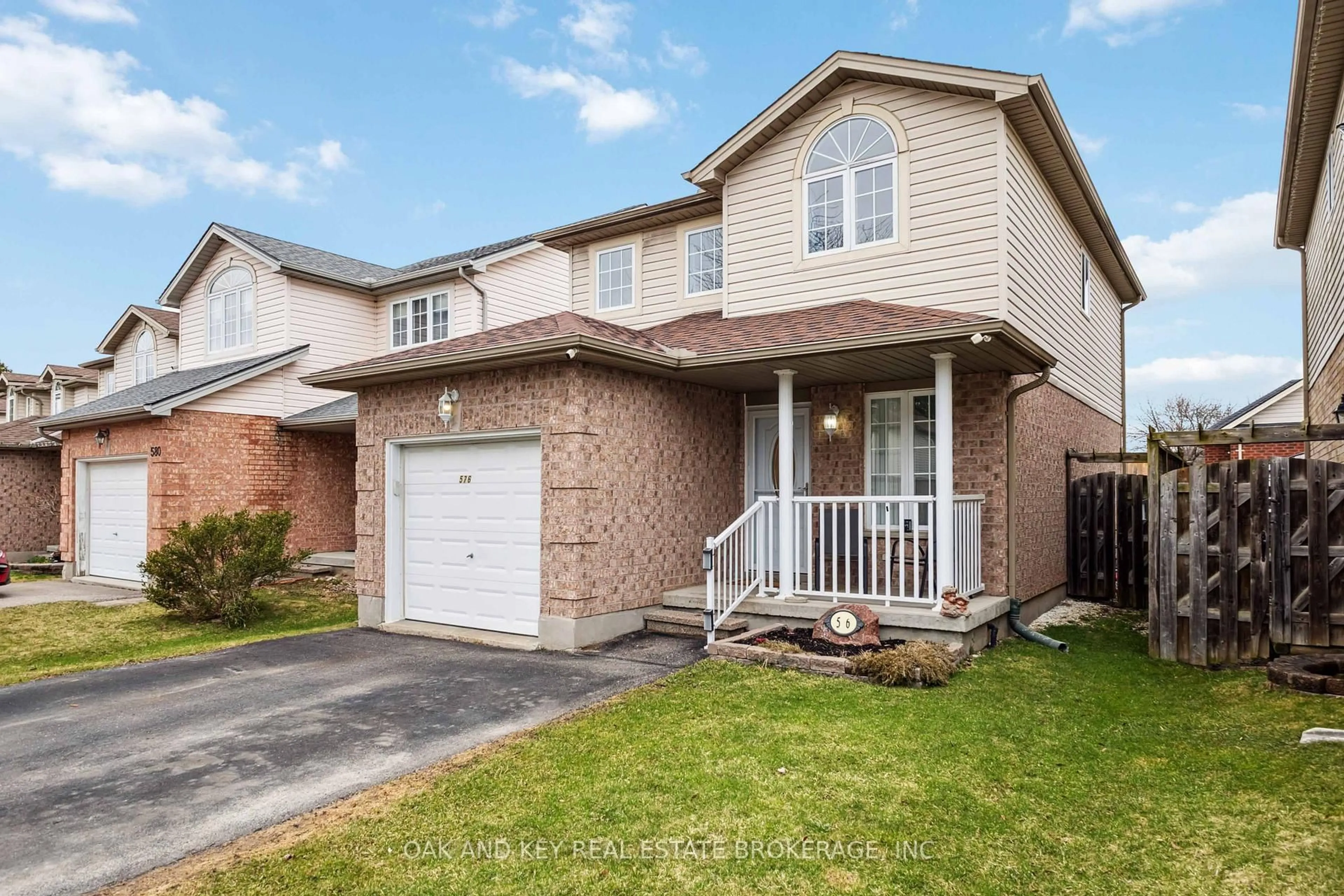 Home with brick exterior material, street for 576 Ridgeview Dr, London East Ontario N5Y 6H8