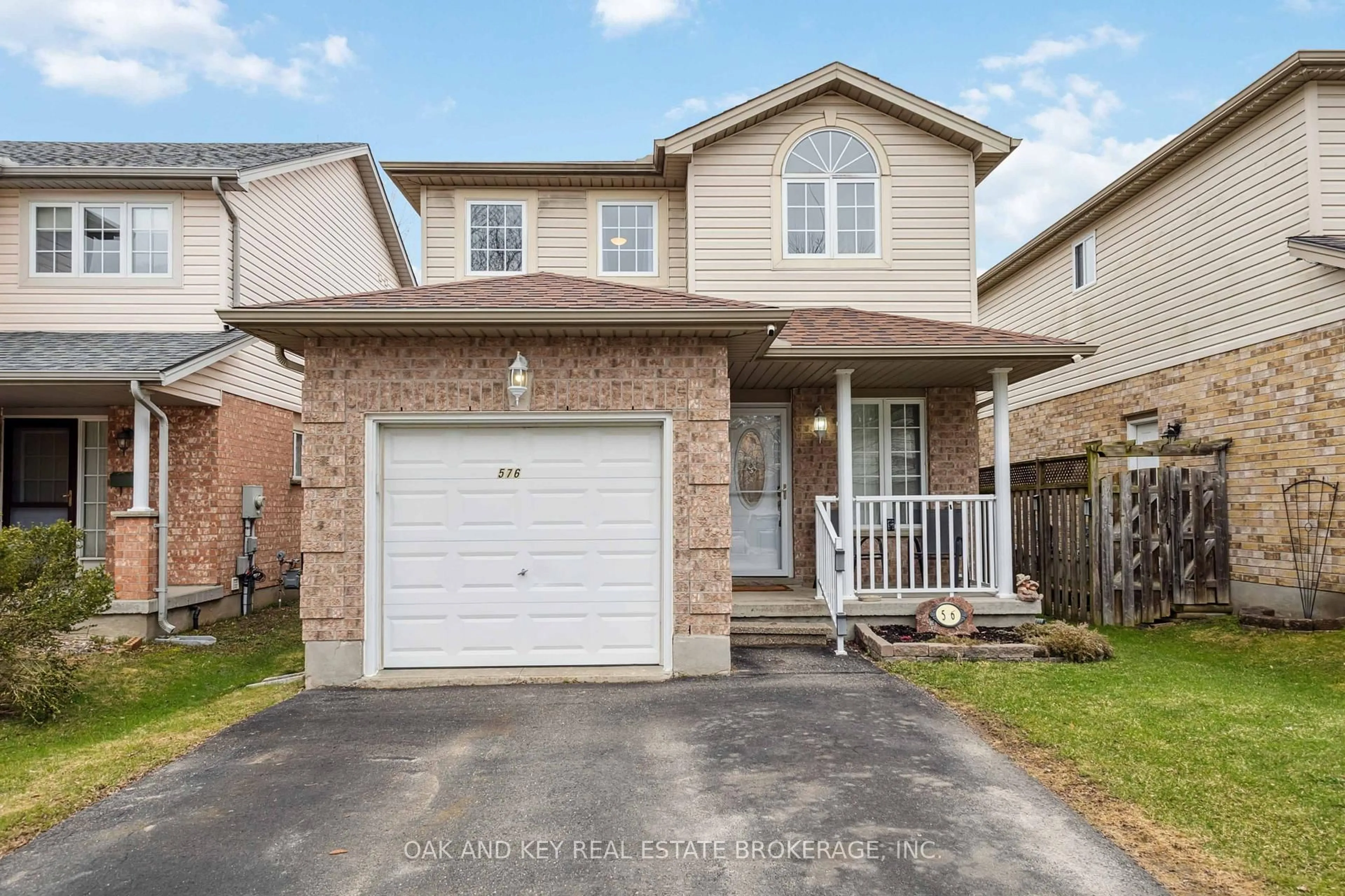 Home with brick exterior material, street for 576 Ridgeview Dr, London East Ontario N5Y 6H8