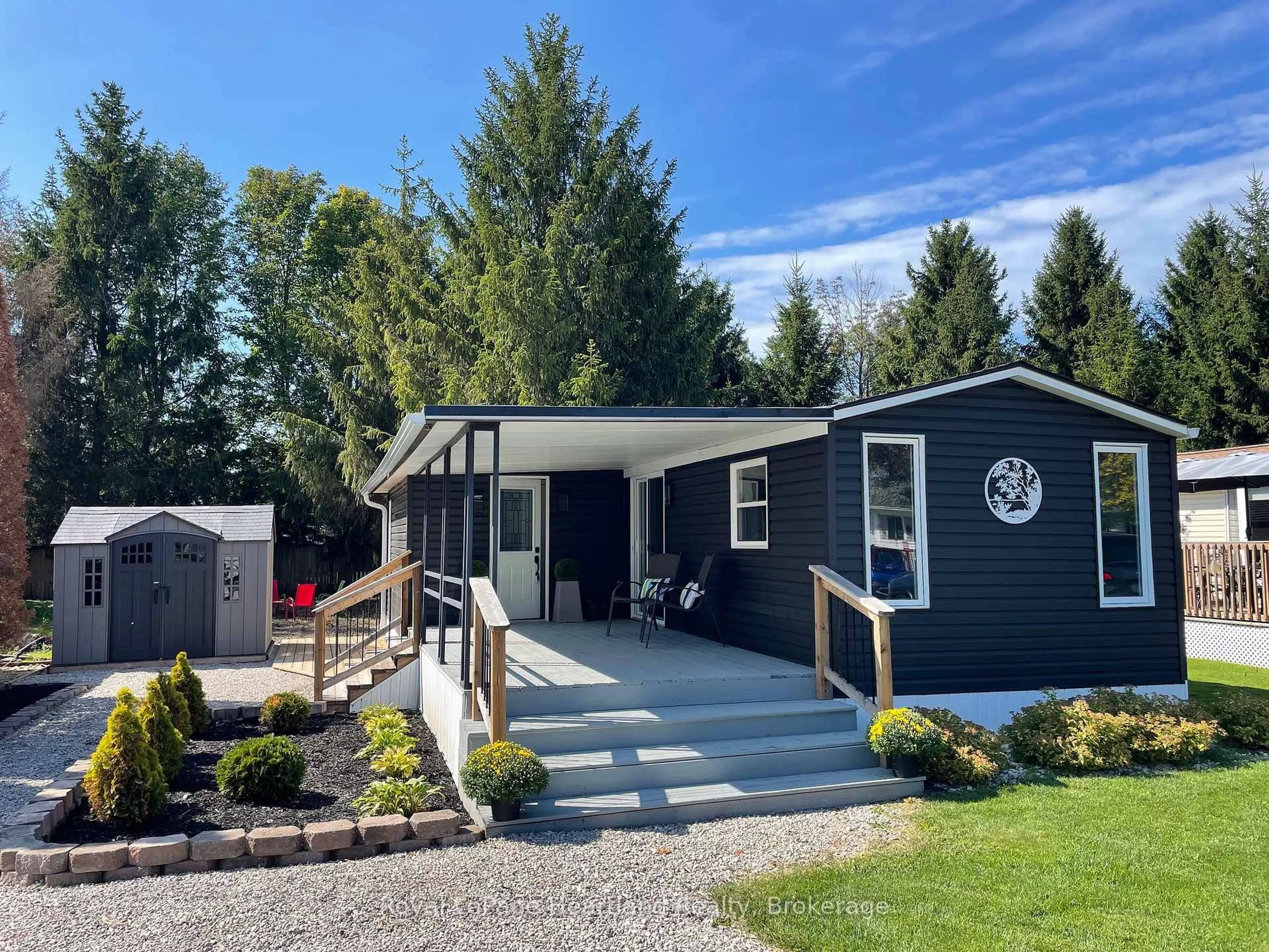 Home with vinyl exterior material, street for 77719 Bluewater Highway #4 Starboard, Central Huron Ontario N0M 1G0