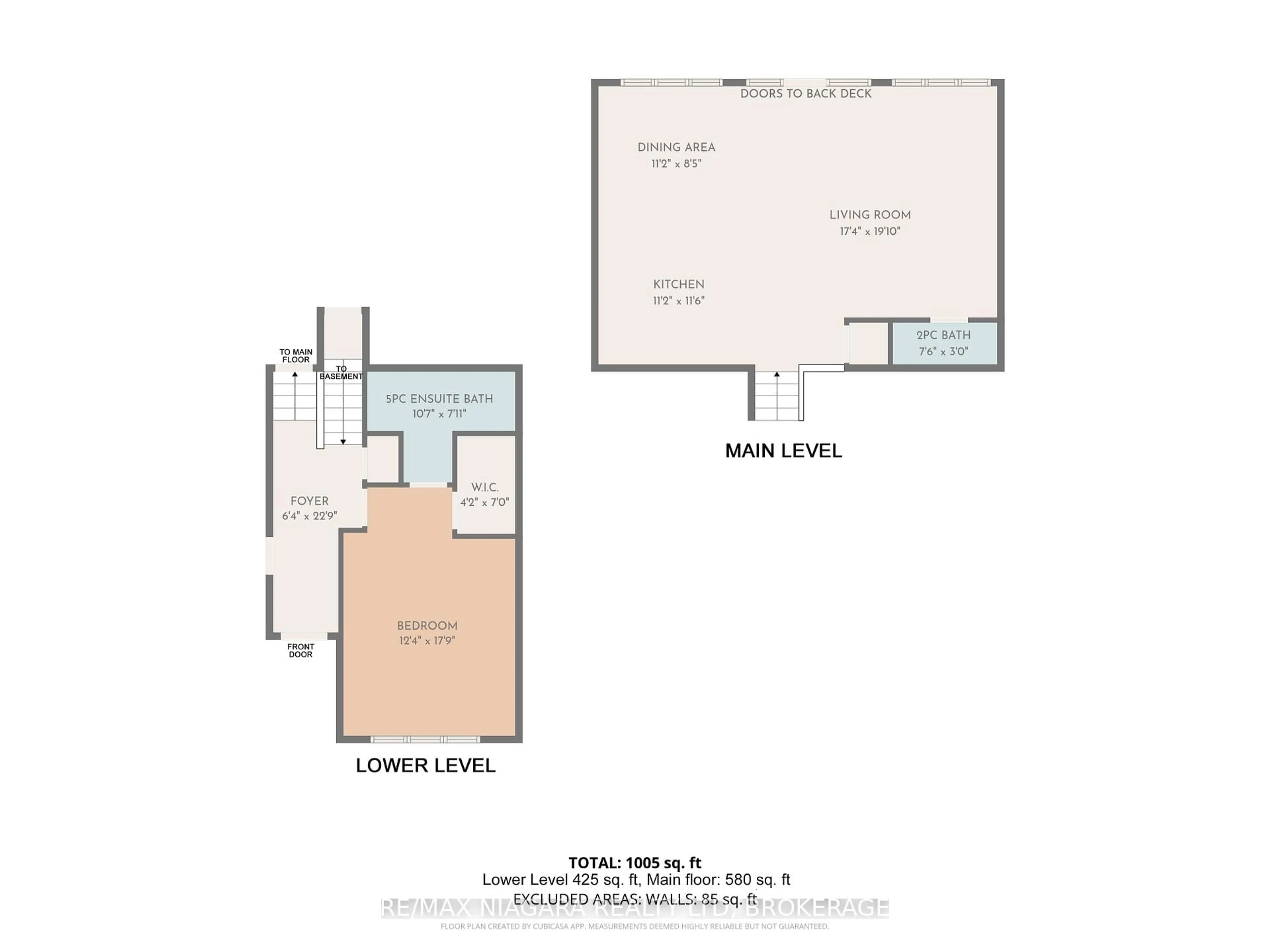 Floor plan for 3615 Hibbard St, Fort Erie Ontario L0S 1N0