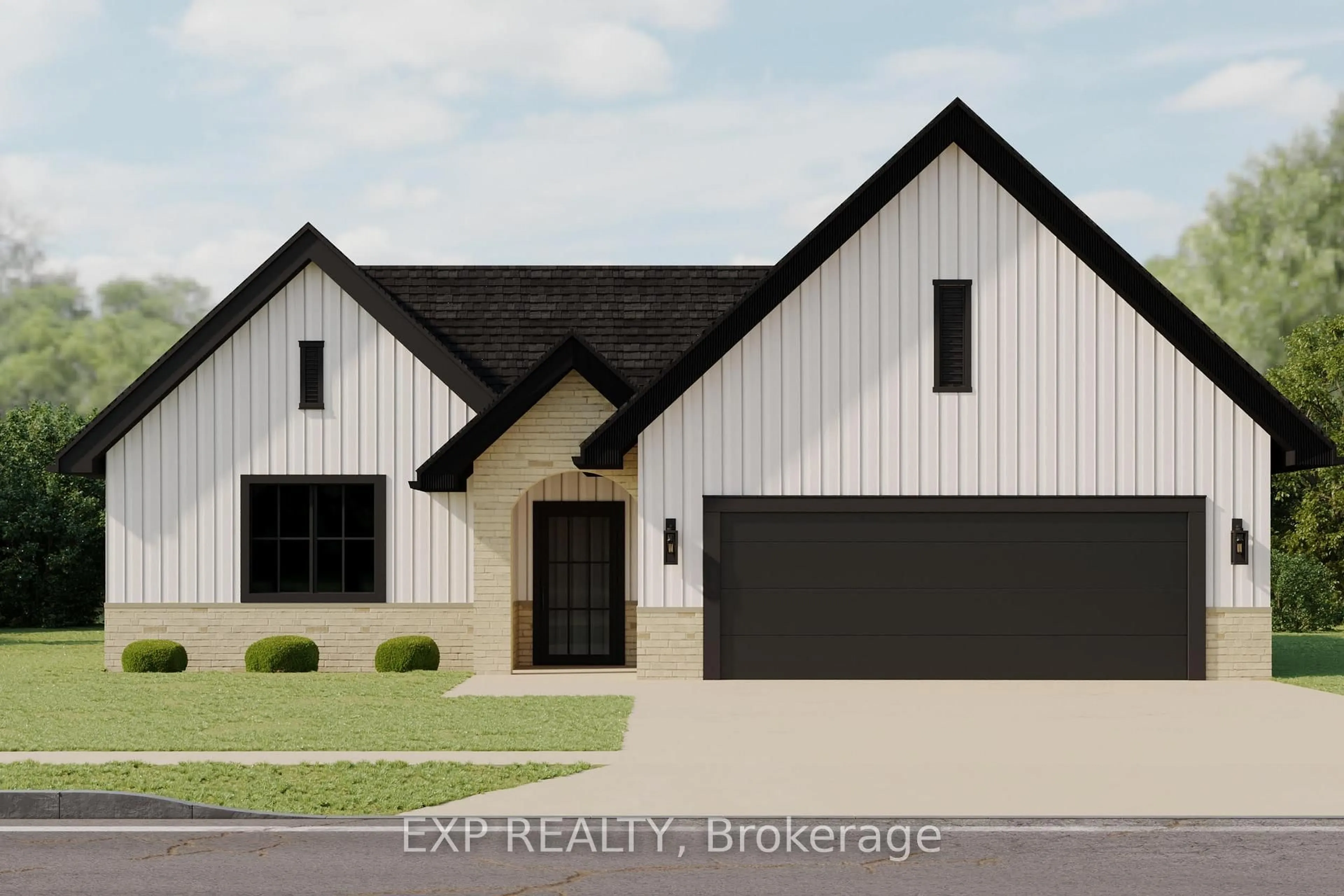 Home with brick exterior material, street for 206 Merritt Crt, North Middlesex Ontario N0M 2K0