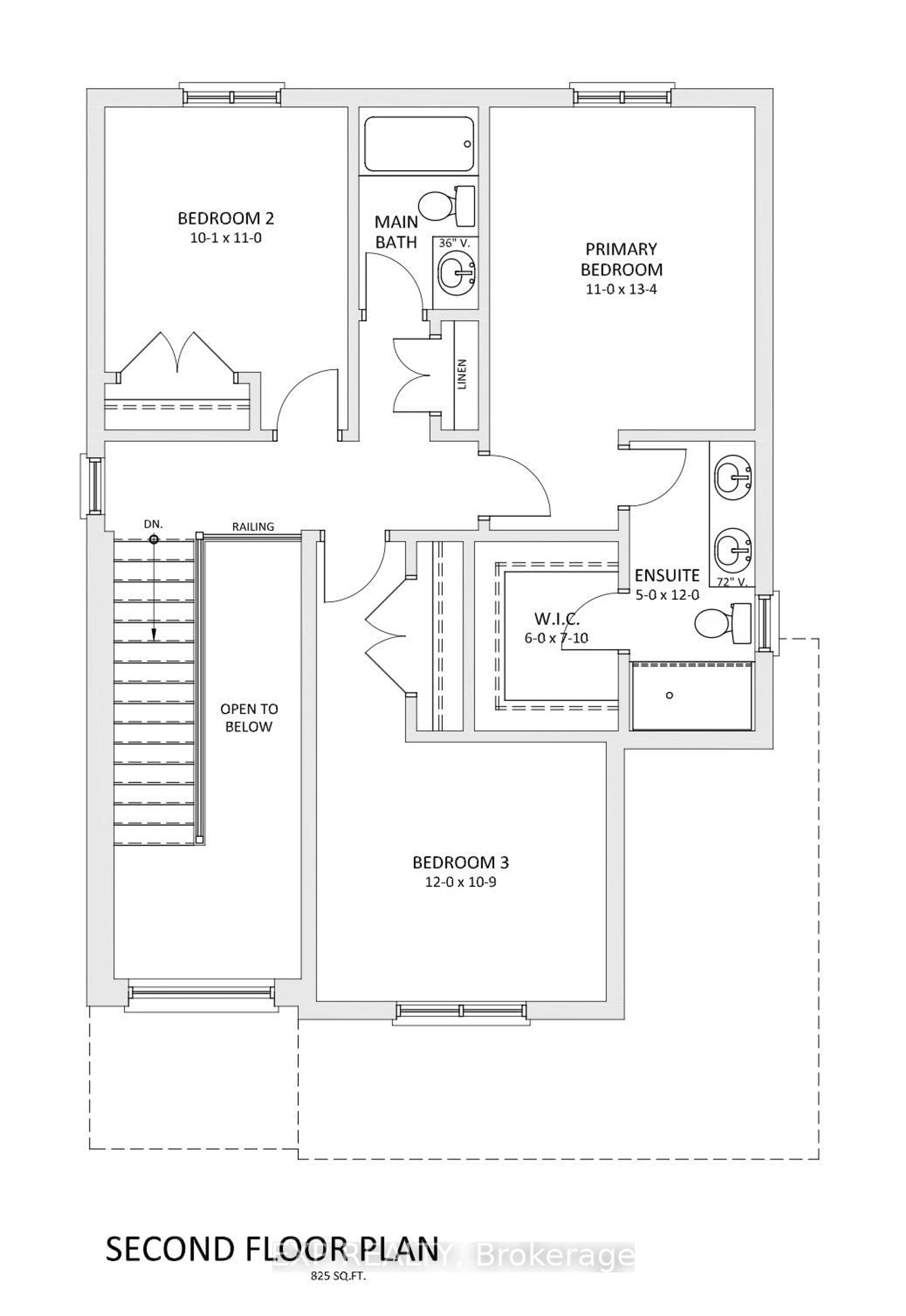 Floor plan for 208 Merritt Crt, North Middlesex Ontario N0M 2K0