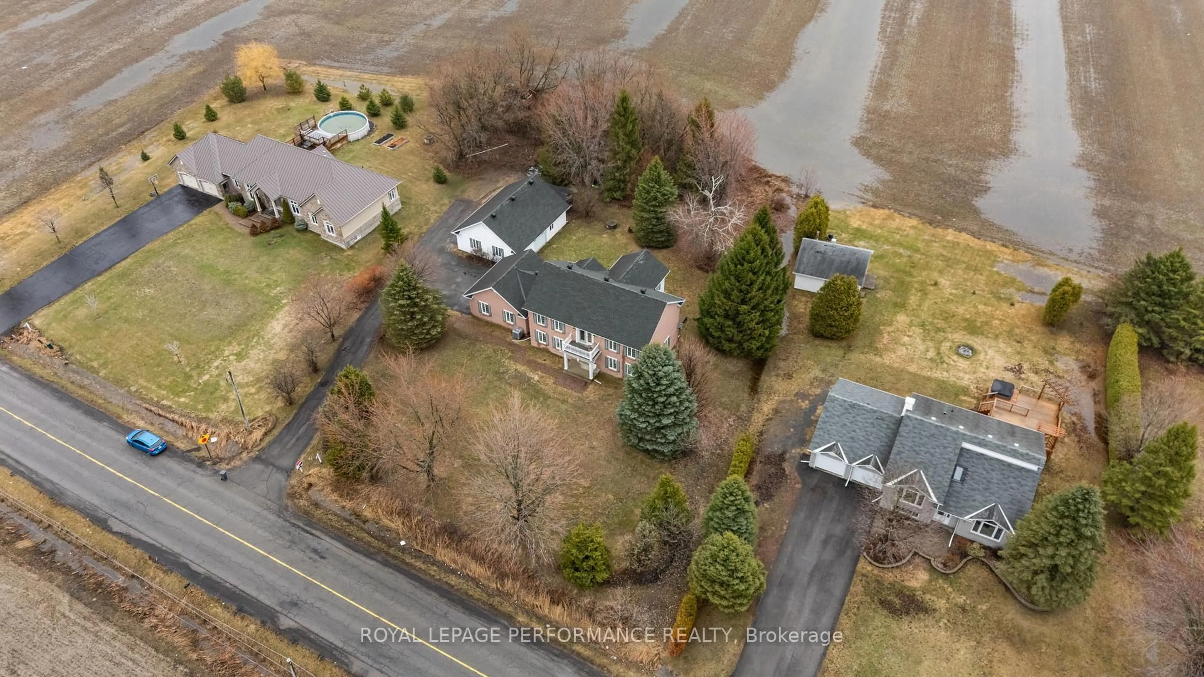 A pic from outside/outdoor area/front of a property/back of a property/a pic from drone, water/lake/river/ocean view for 1007 St Pierre Rd, Russell Ontario K0A 1W0