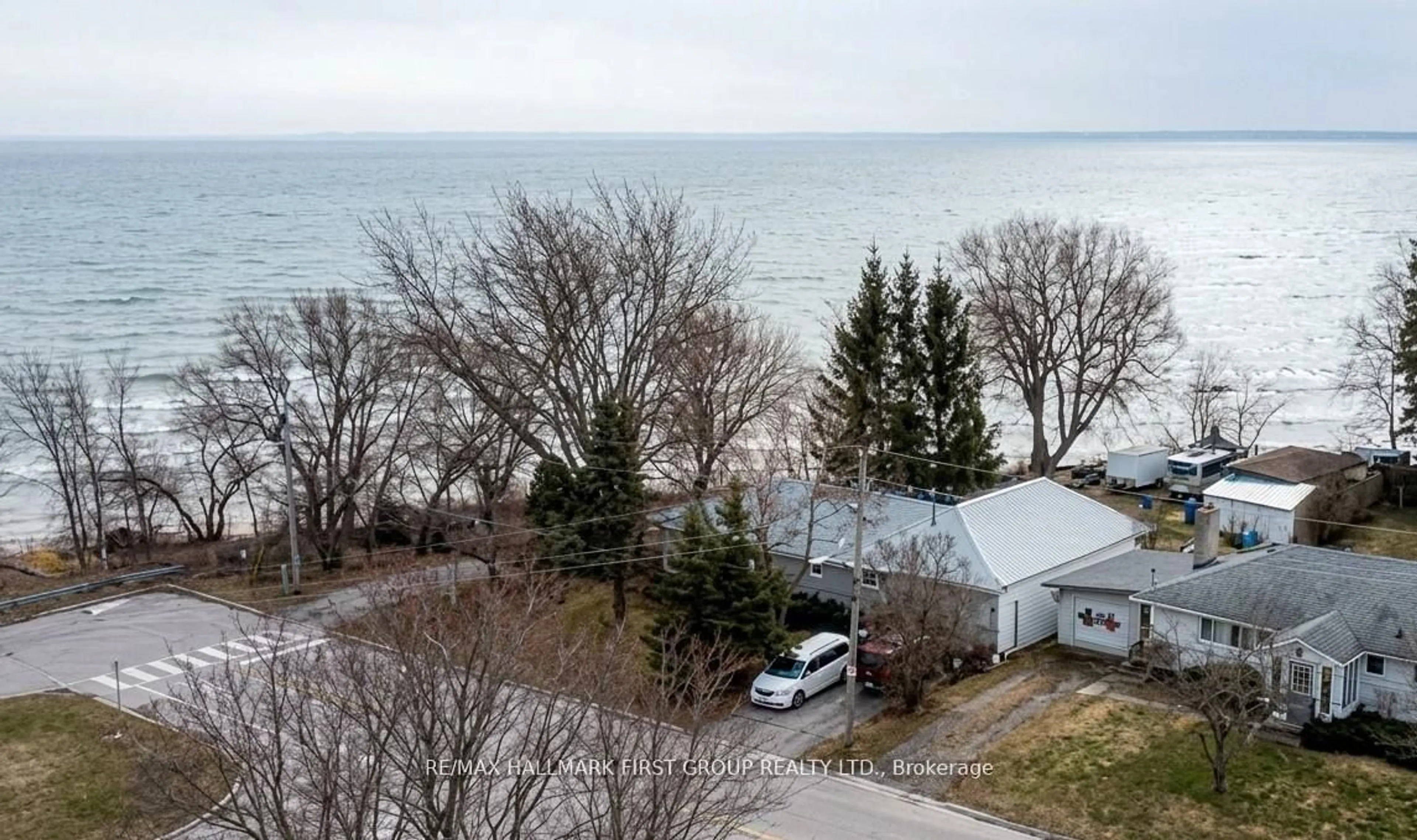 A pic from outside/outdoor area/front of a property/back of a property/a pic from drone, water/lake/river/ocean view for 7 D'Arcy St, Cobourg Ontario K9A 3Z5
