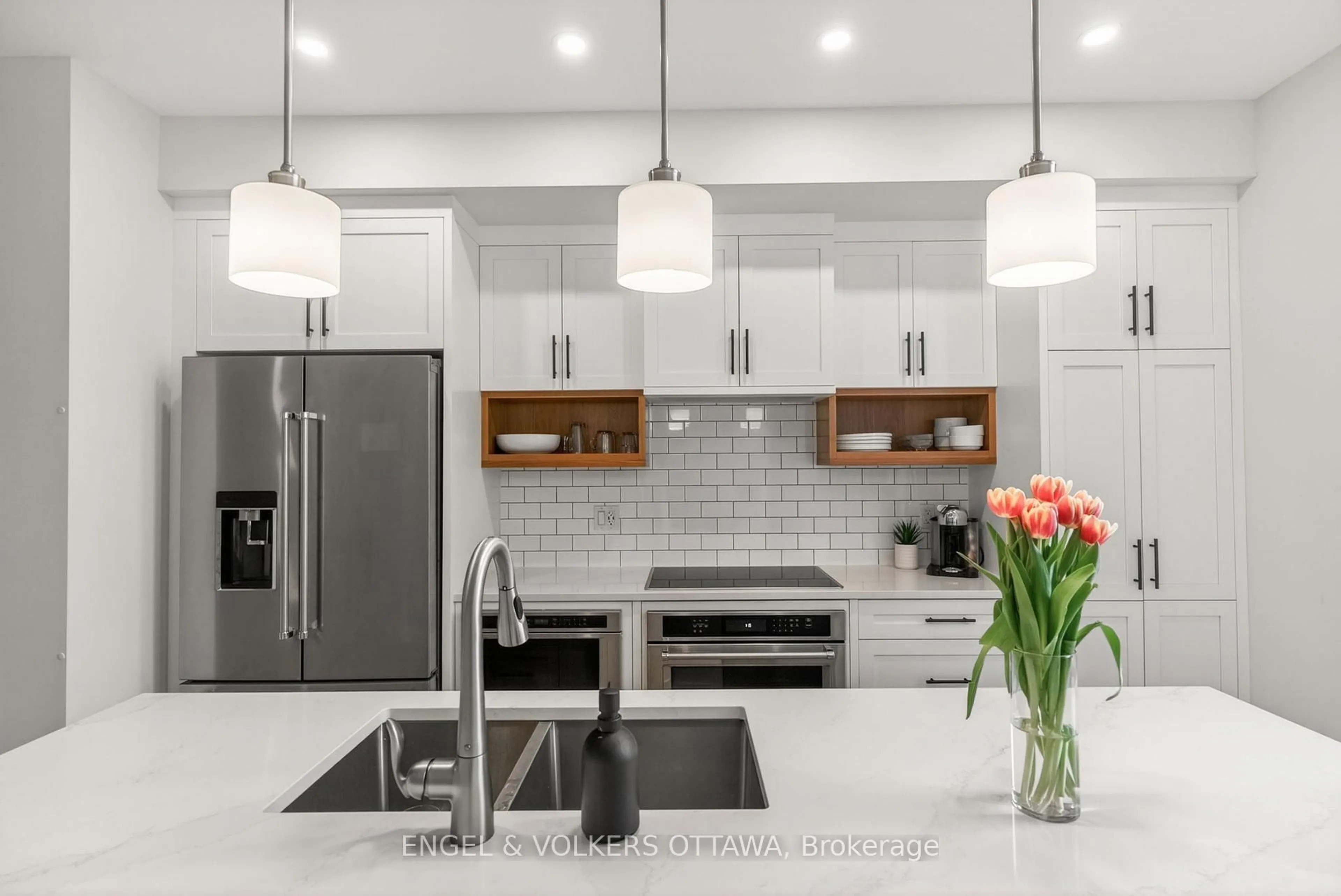 Contemporary kitchen, ceramic/tile floor for 55 Oblats Ave, Ottawa Ontario K1S 5W1