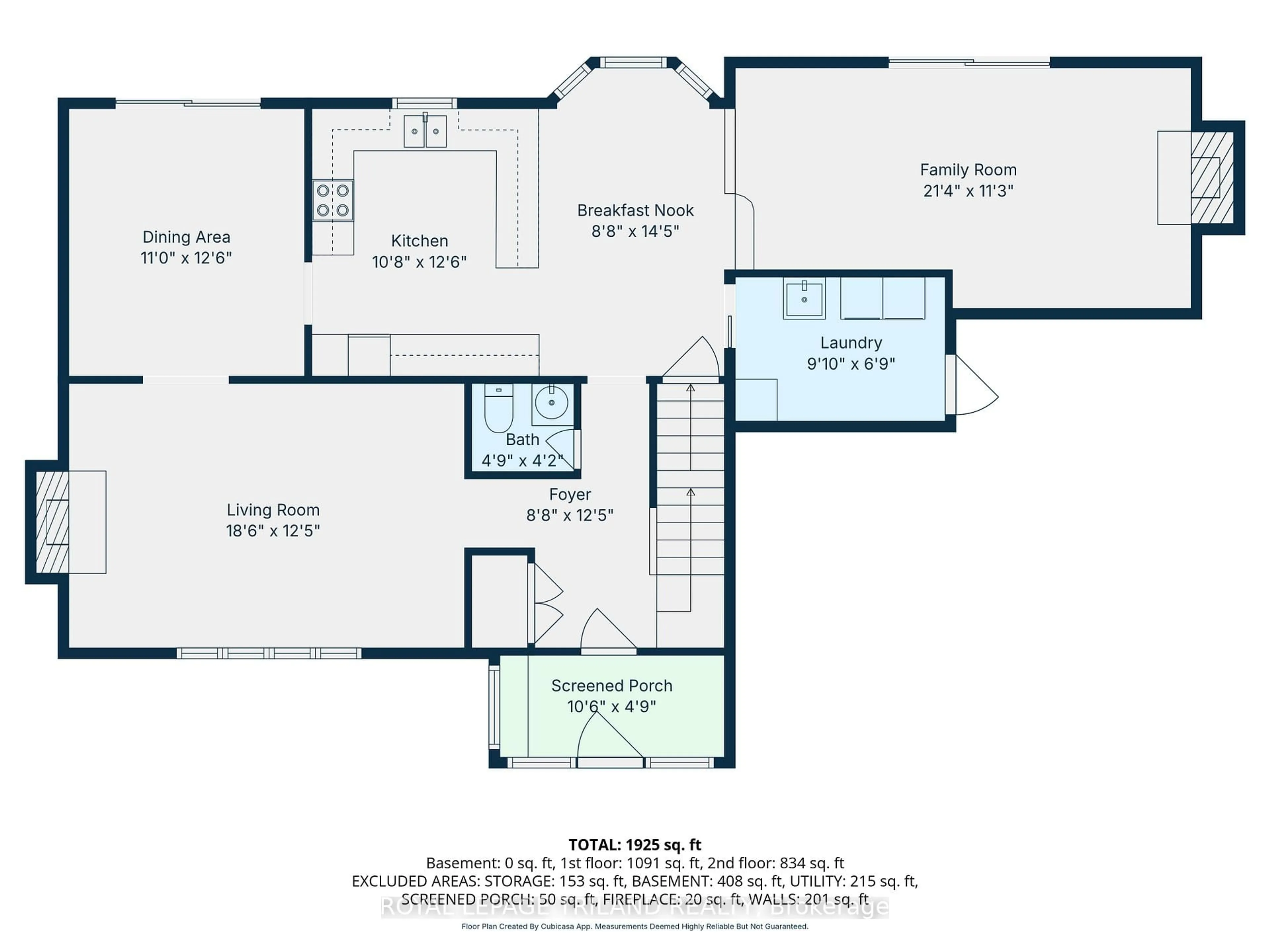 Floor plan for 5257 Cliff Rd, Lambton Shores Ontario N0N 1J7
