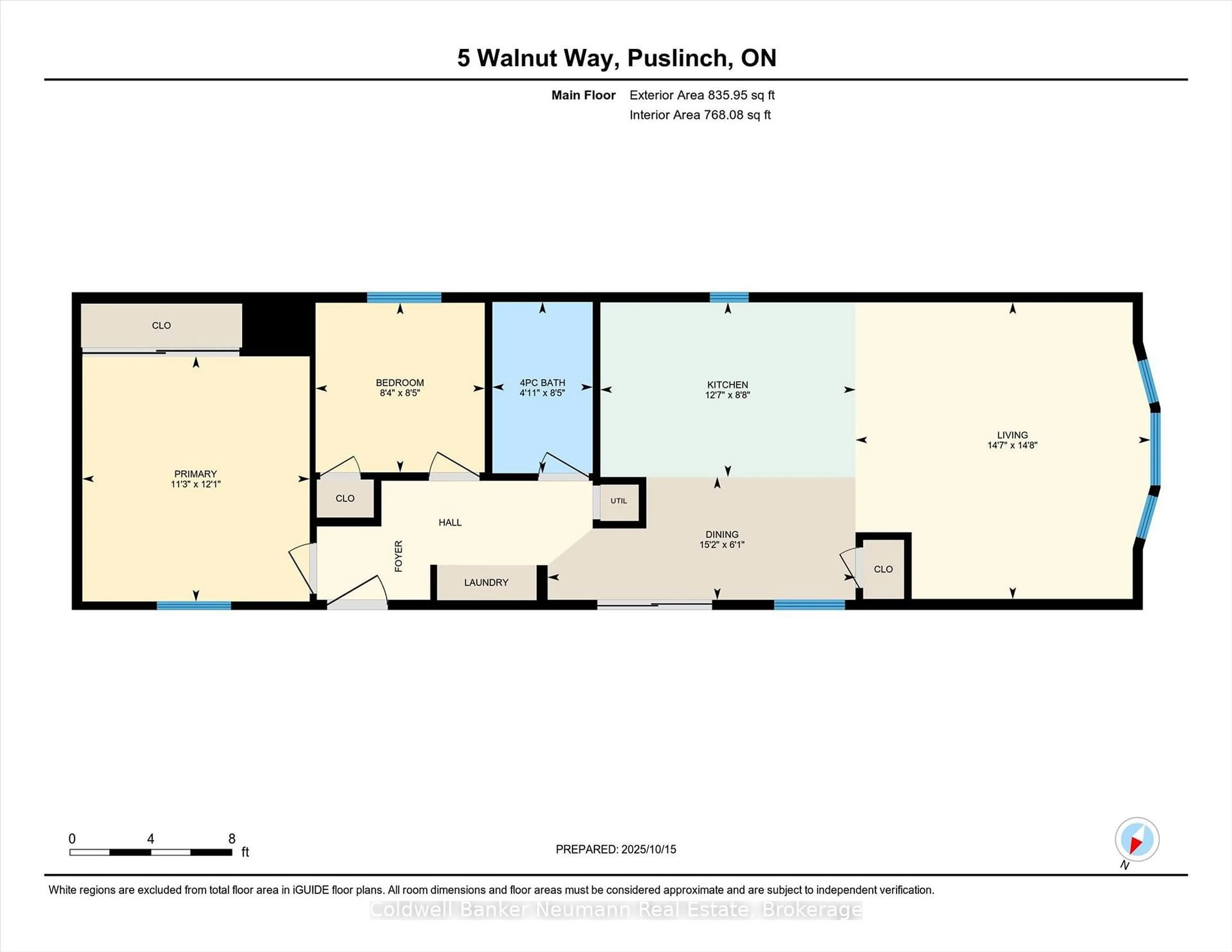 Floor plan for 5 Walnut Way, Puslinch Ontario N0B 2J0