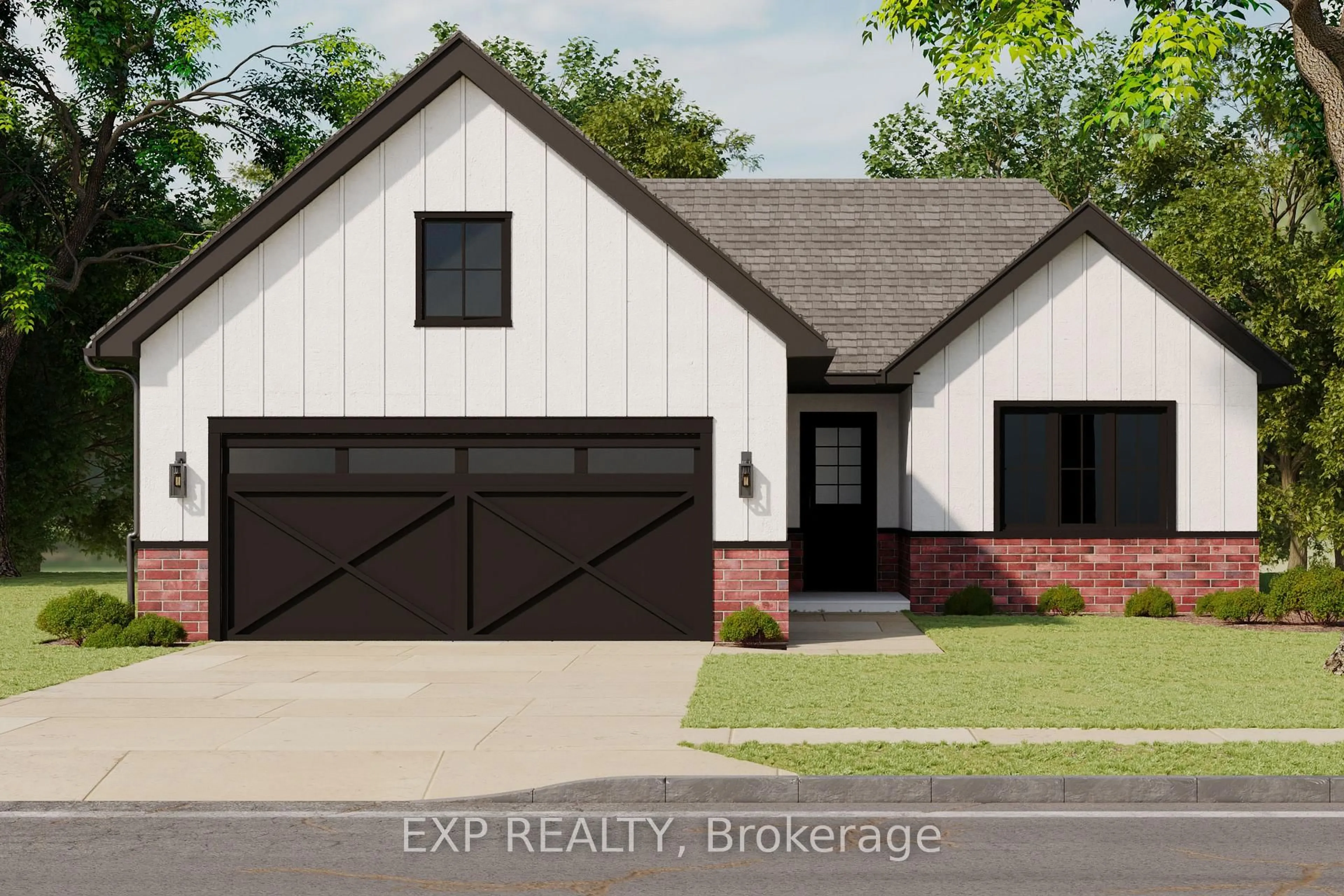 Home with brick exterior material, street for 205 Merritt Crt, North Middlesex Ontario N0M 2K0