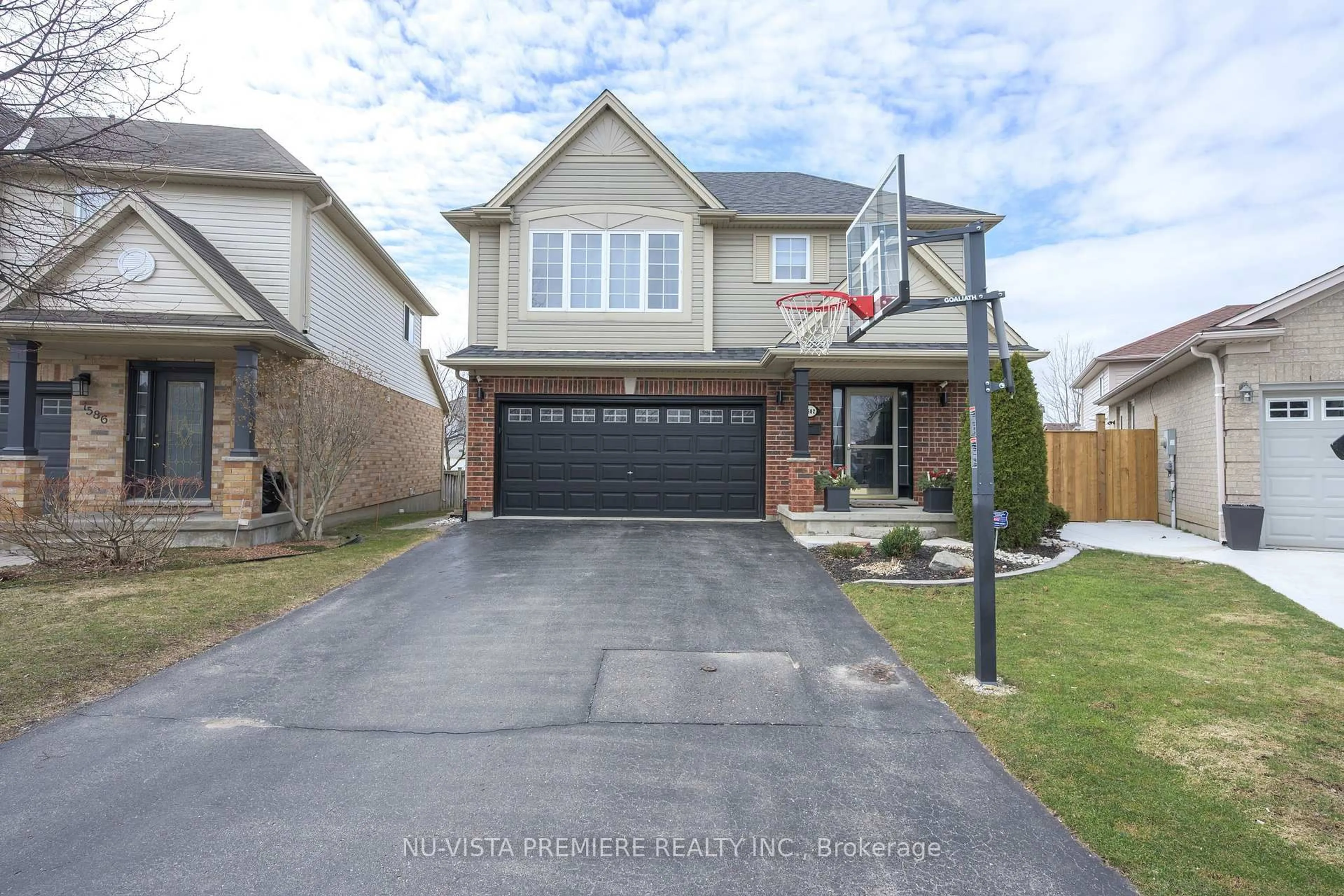 Home with brick exterior material, street for 1582 Chelton Pl, London South Ontario N6M 1M2