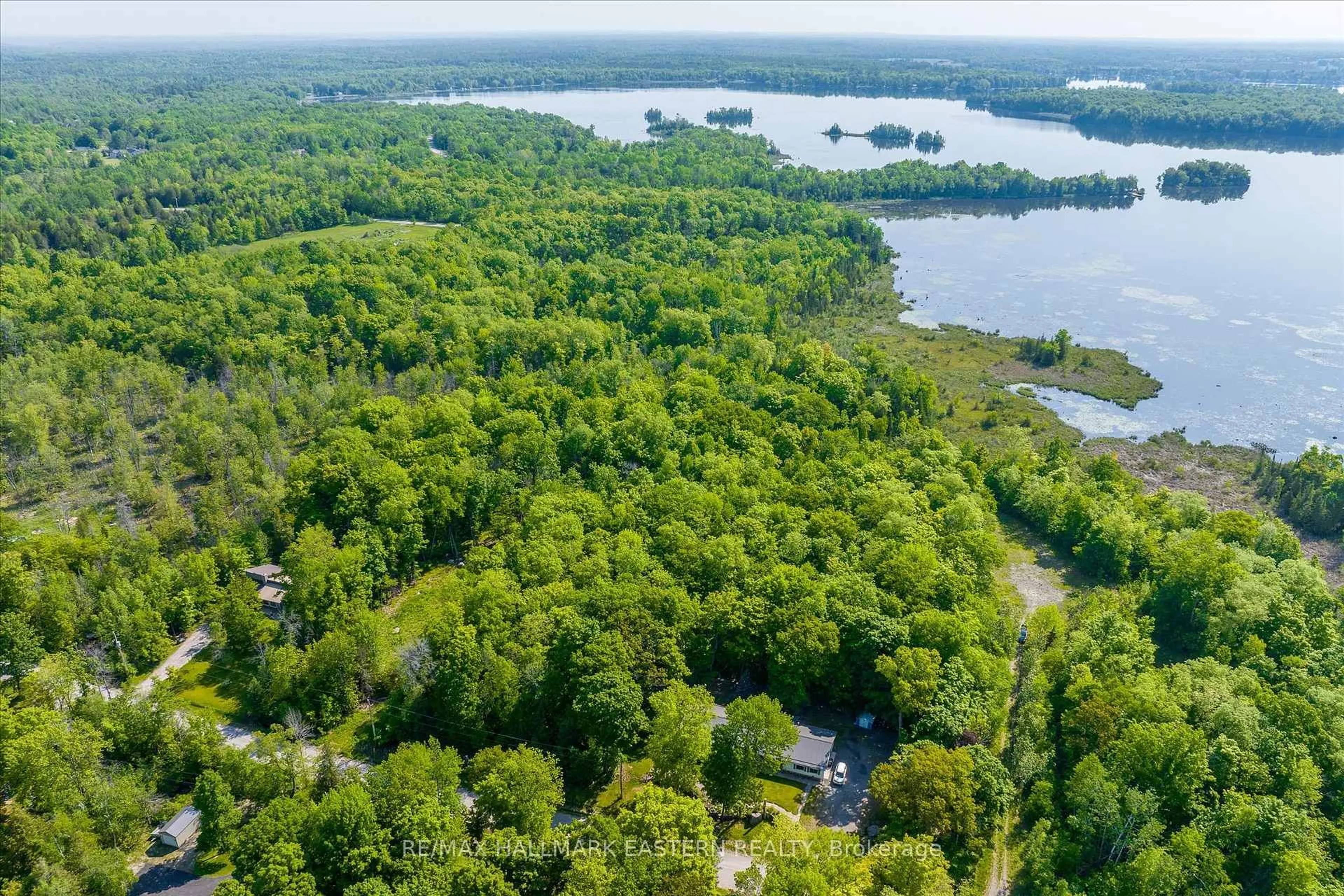 A pic from outside/outdoor area/front of a property/back of a property/a pic from drone, water/lake/river/ocean view for 189 Cedarshores Dr, Trent Hills Ontario K0L 1Z0