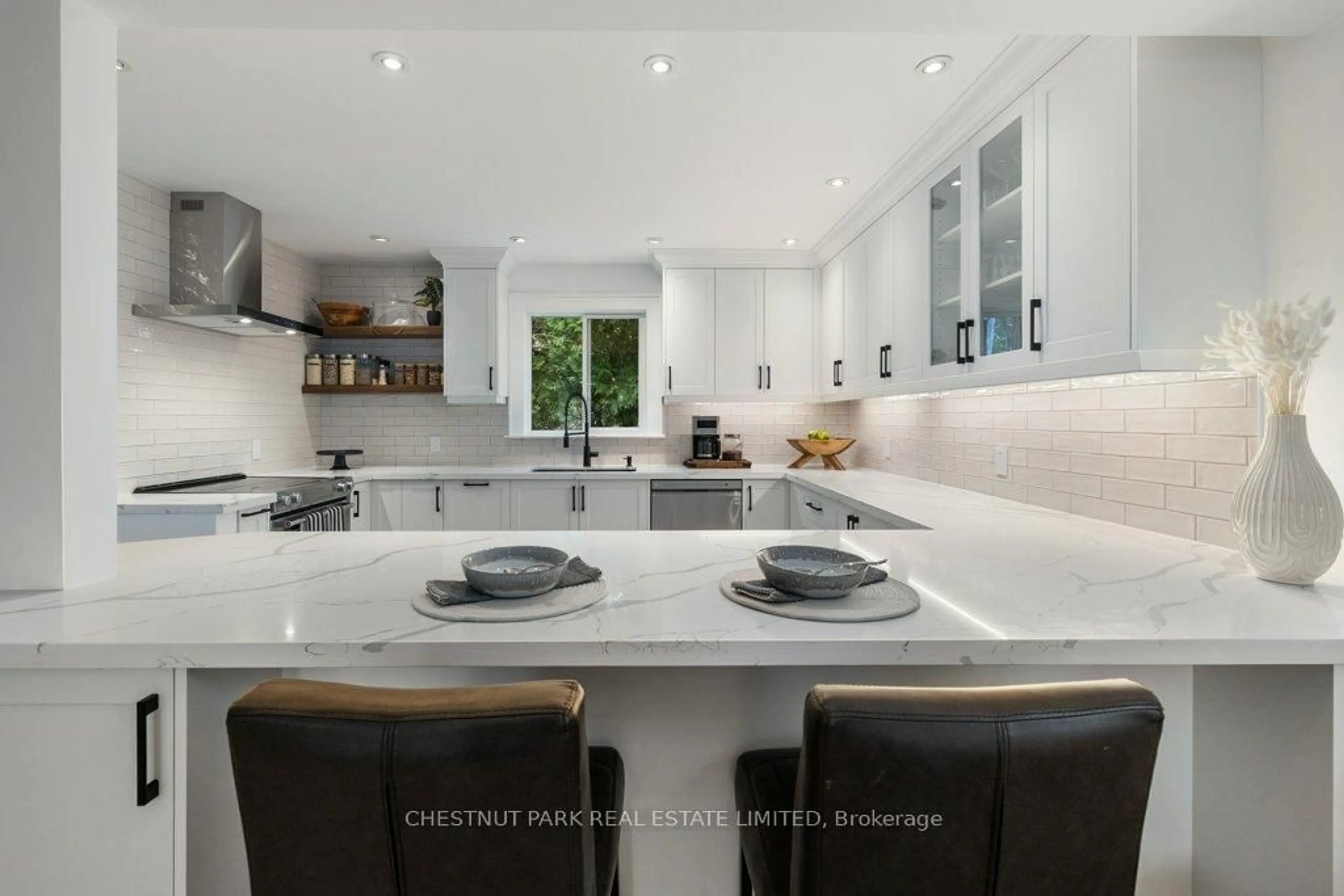 Contemporary kitchen, ceramic/tile floor for 634 Cedarstone Rd, Tamworth Ontario K0K 3G0