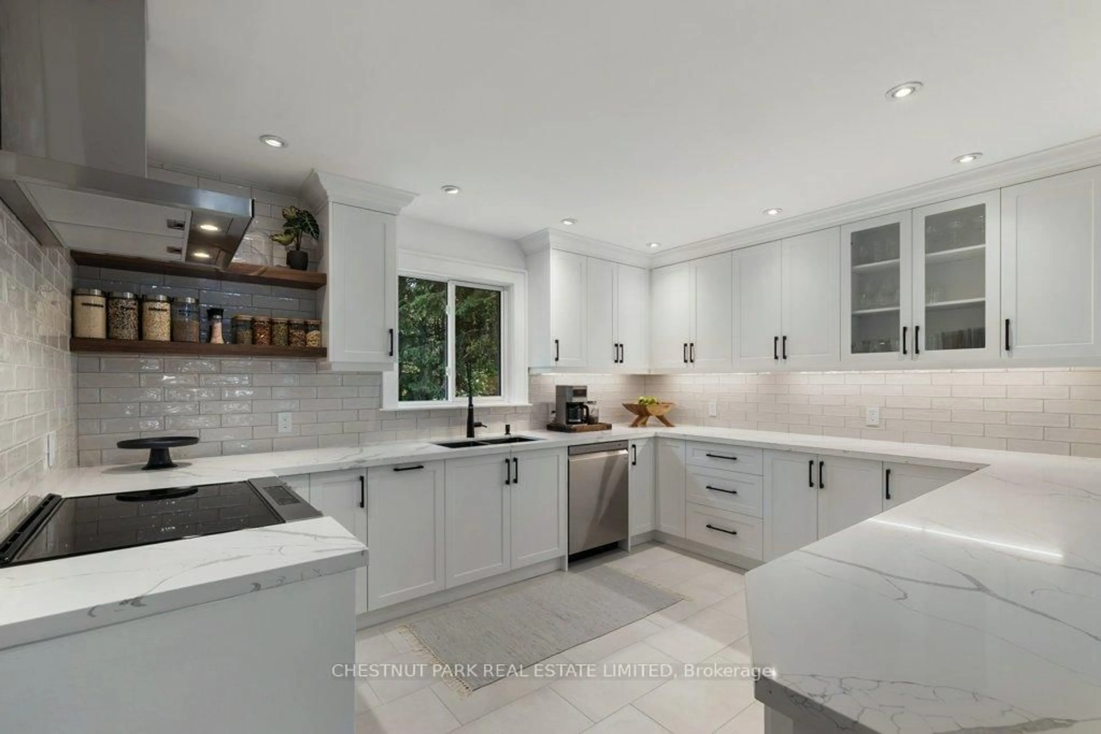 Contemporary kitchen, ceramic/tile floor for 634 Cedarstone Rd, Tamworth Ontario K0K 3G0