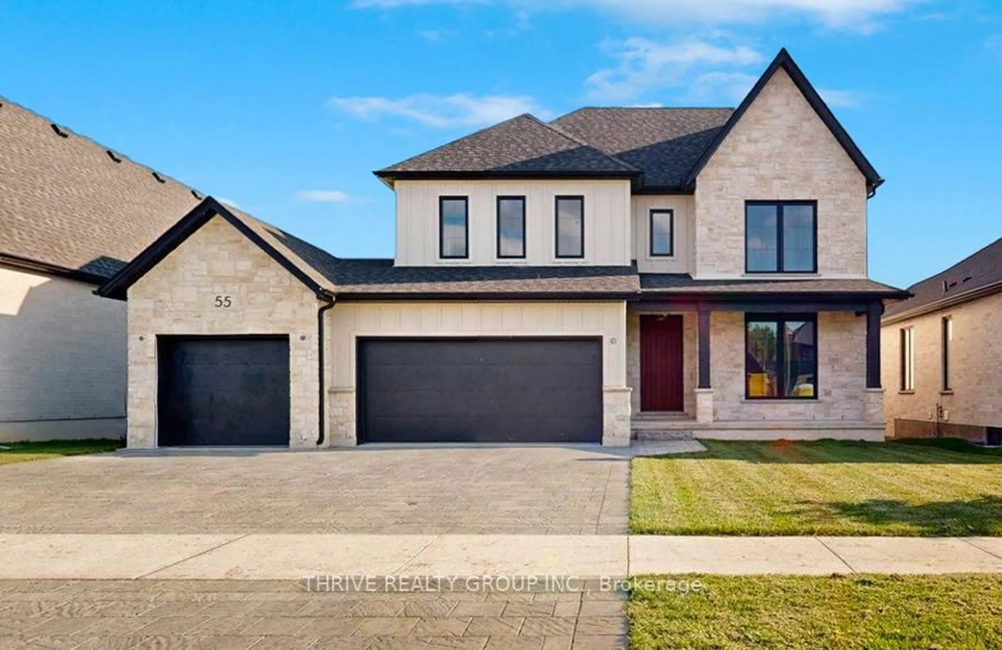 Home with brick exterior material, street for 55 Aspen Circ, Thames Centre Ontario N0M 2P0