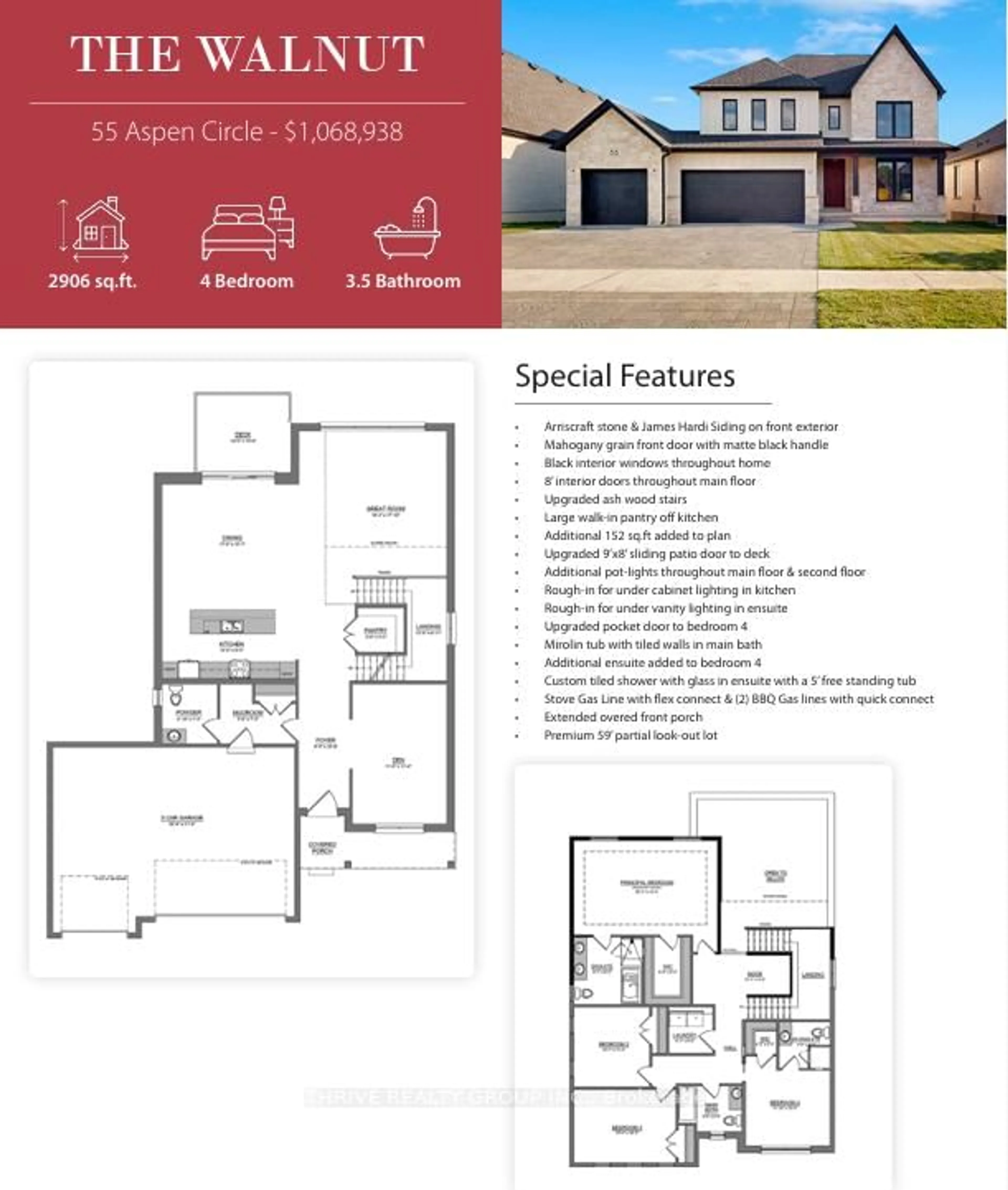 Floor plan for 55 Aspen Circ, Thames Centre Ontario N0M 2P0
