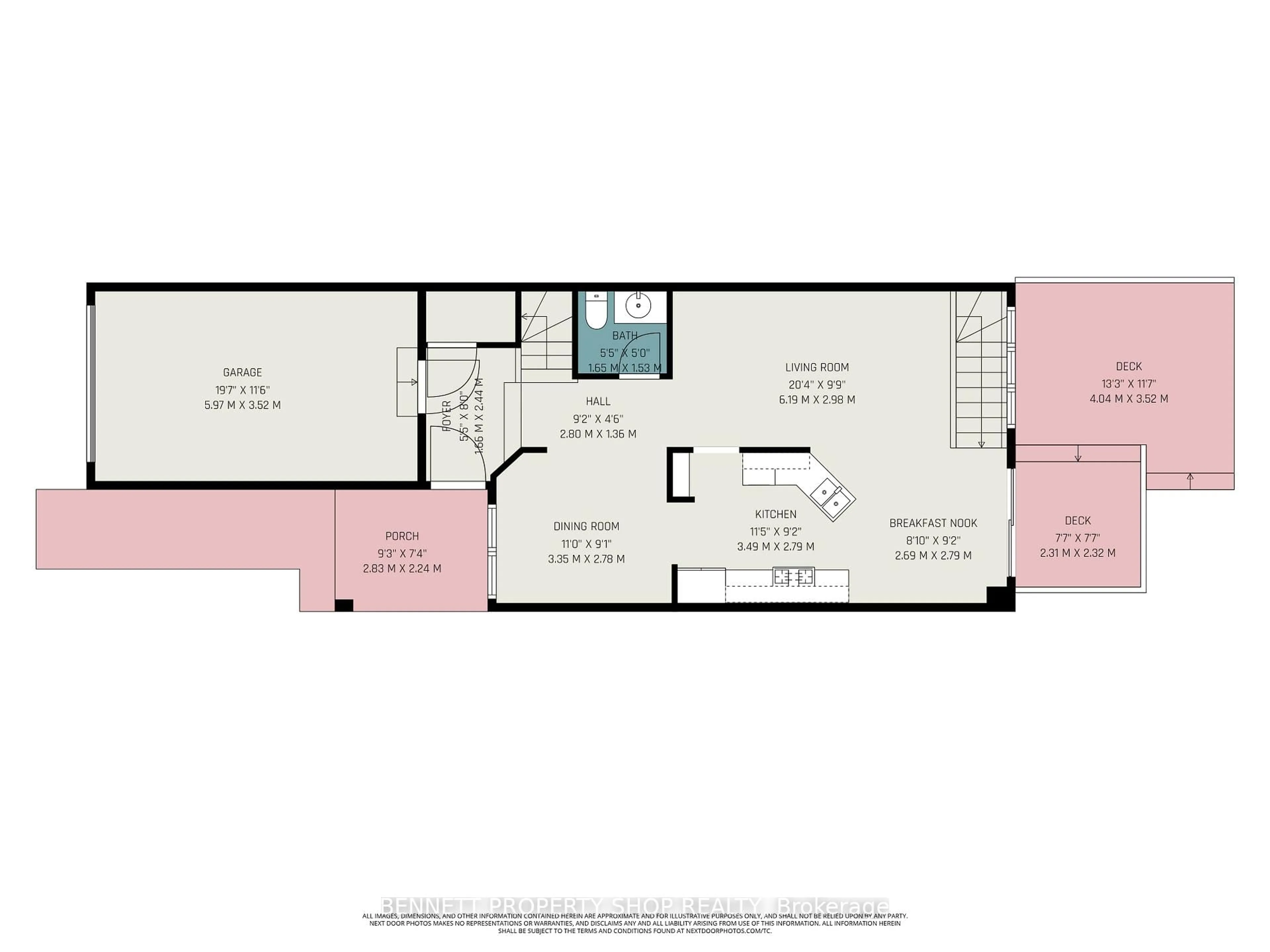 Floor plan for 204 Talltree Cres, Ottawa Ontario K2S 0A9