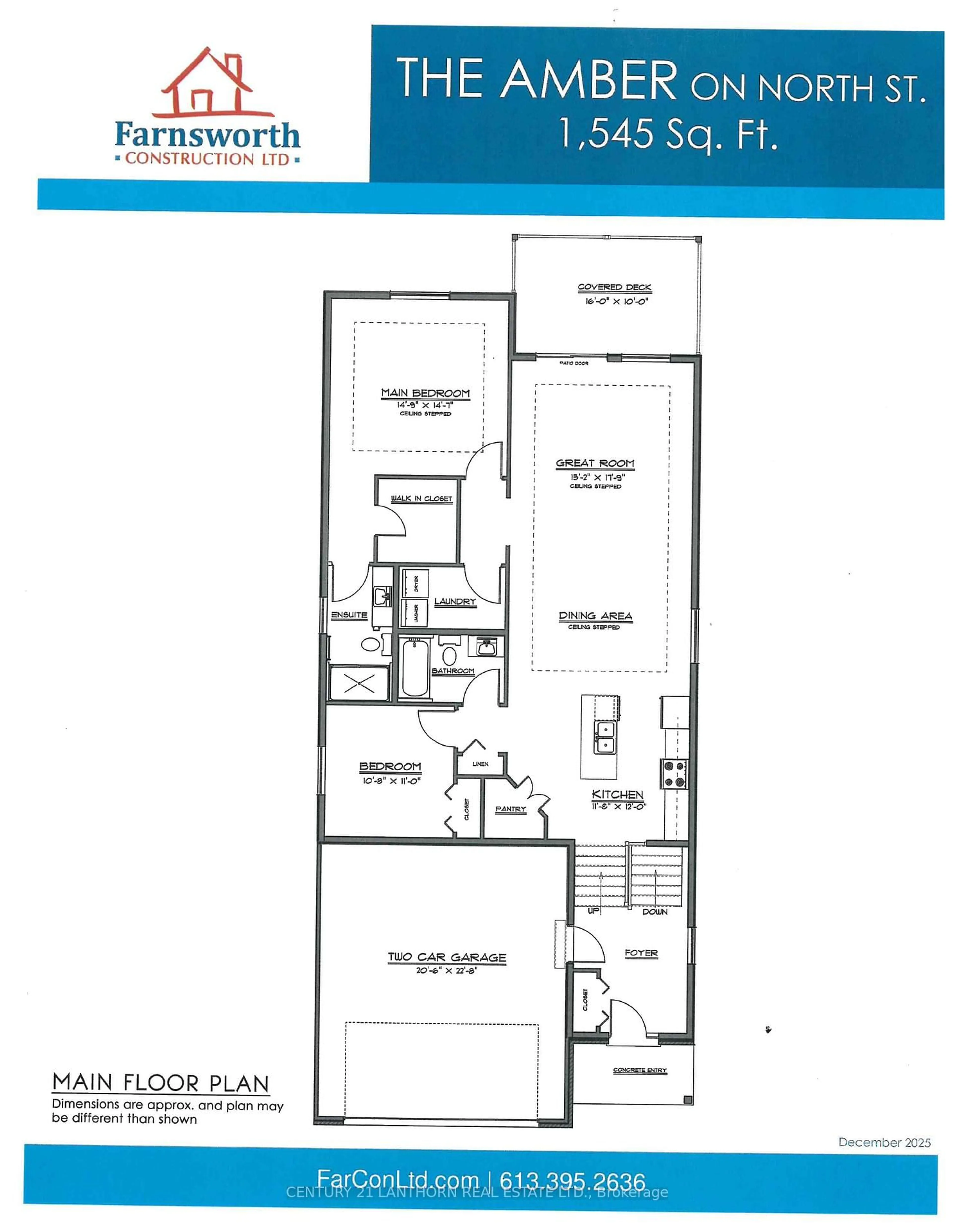 Floor plan for 2437 North St, Stirling Ontario K0K 3E0