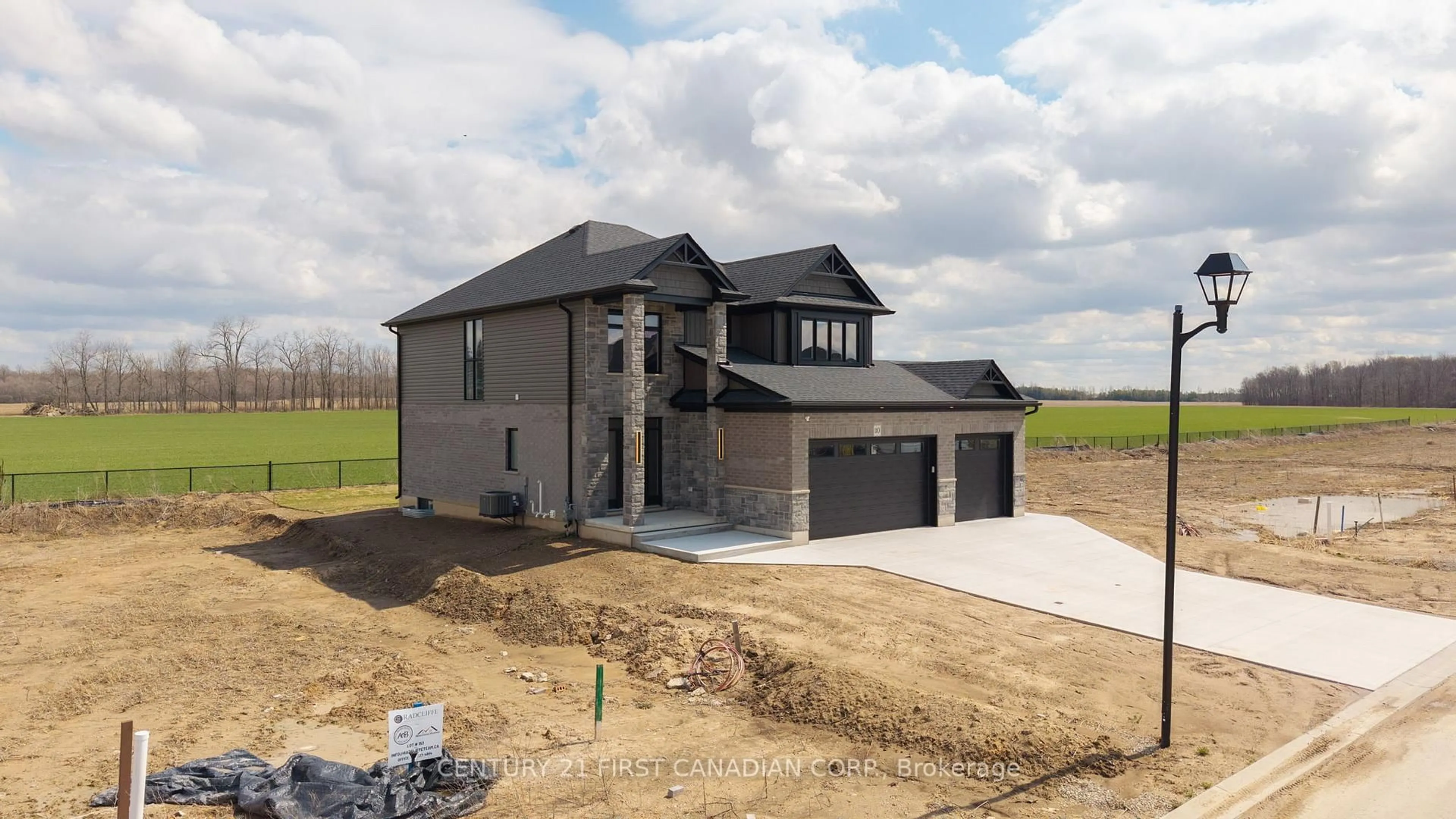 Home with brick exterior material, street for 110 Sheldabren St, North Middlesex Ontario N0M 1A0