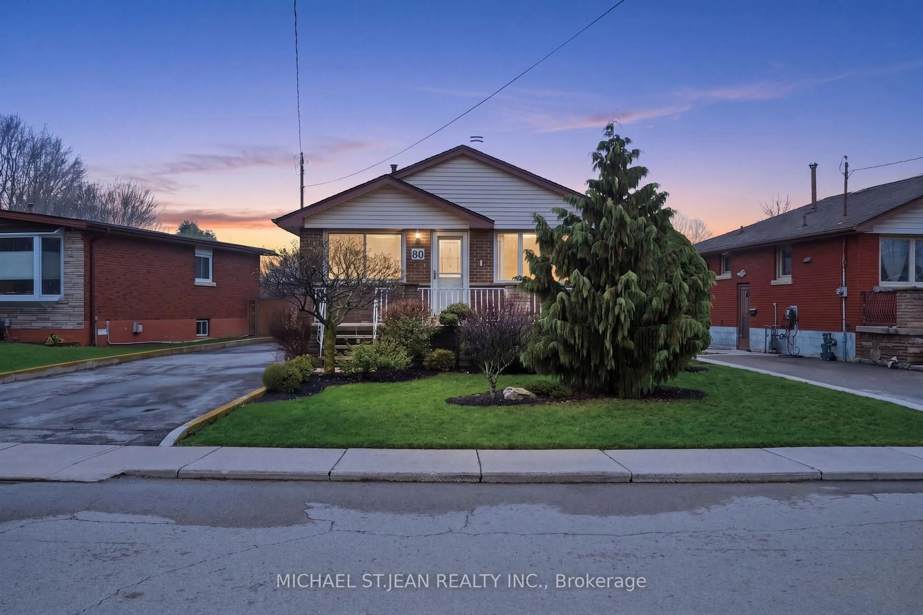 Home with brick exterior material, street for 80 LUSCOMBE St, Hamilton Ontario L9A 2J8