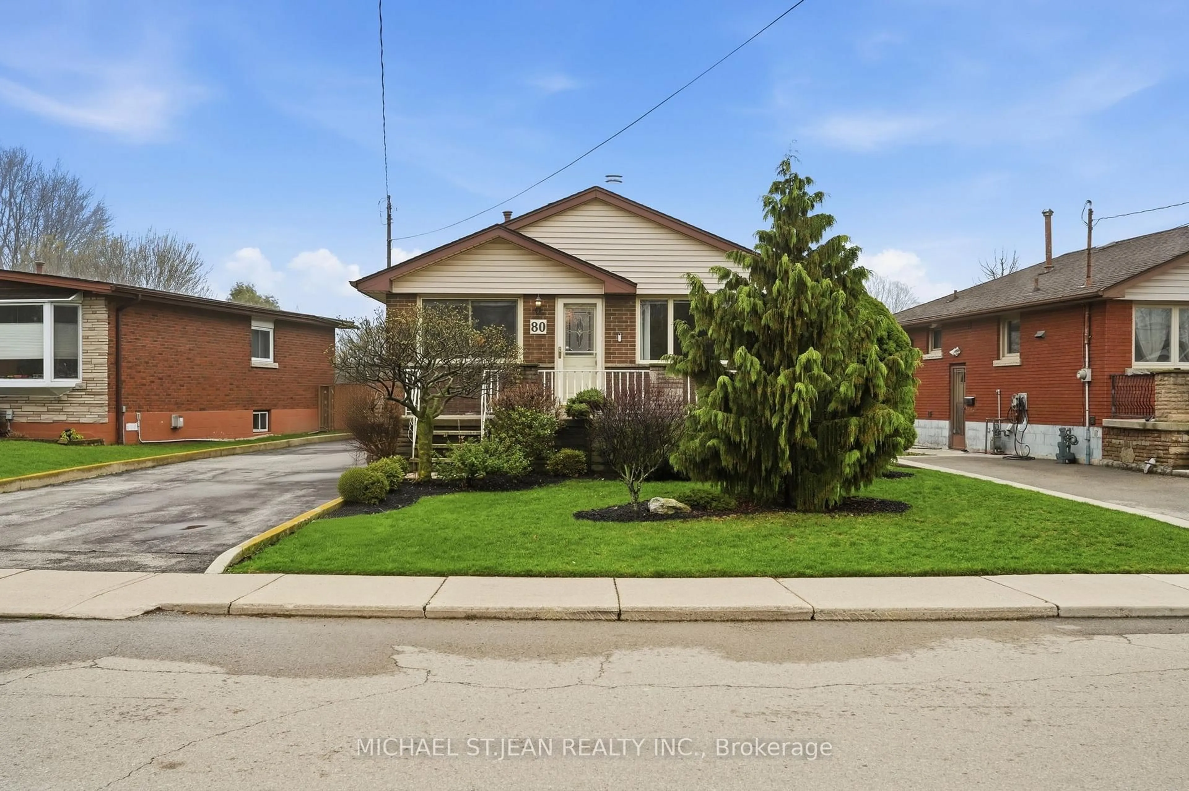 Home with brick exterior material, street for 80 LUSCOMBE St, Hamilton Ontario L9A 2J8
