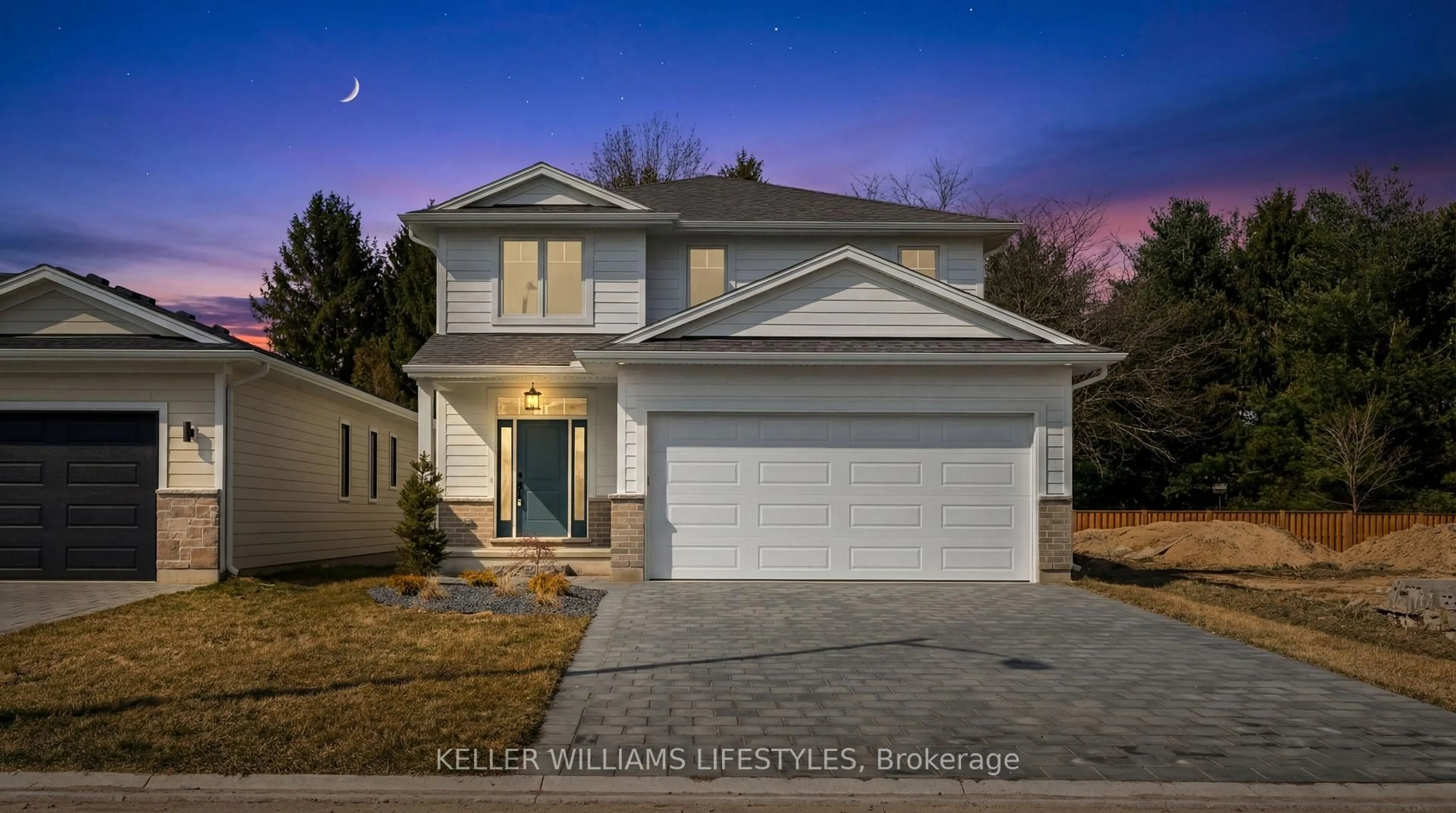 Home with vinyl exterior material, street for 289 Ashford (Lot 4) St, Central Elgin Ontario N0L 1B0