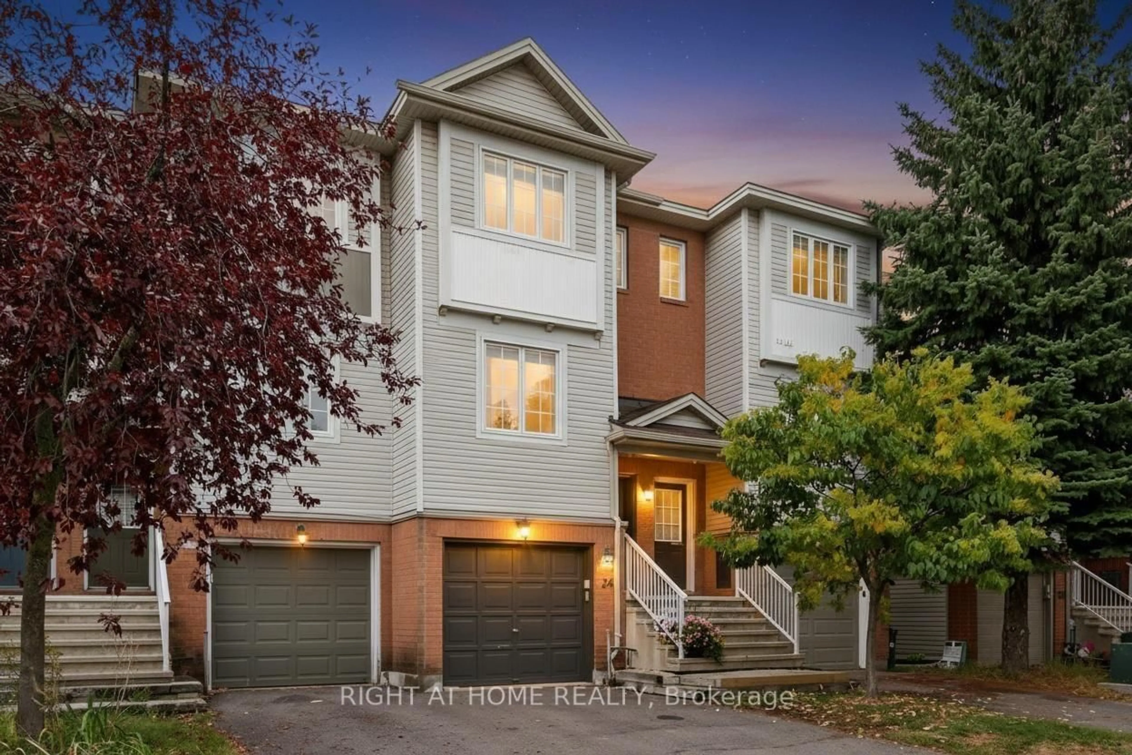 Home with brick exterior material, street for 24 Manhattan Cres, Ottawa Ontario K2C 4B4