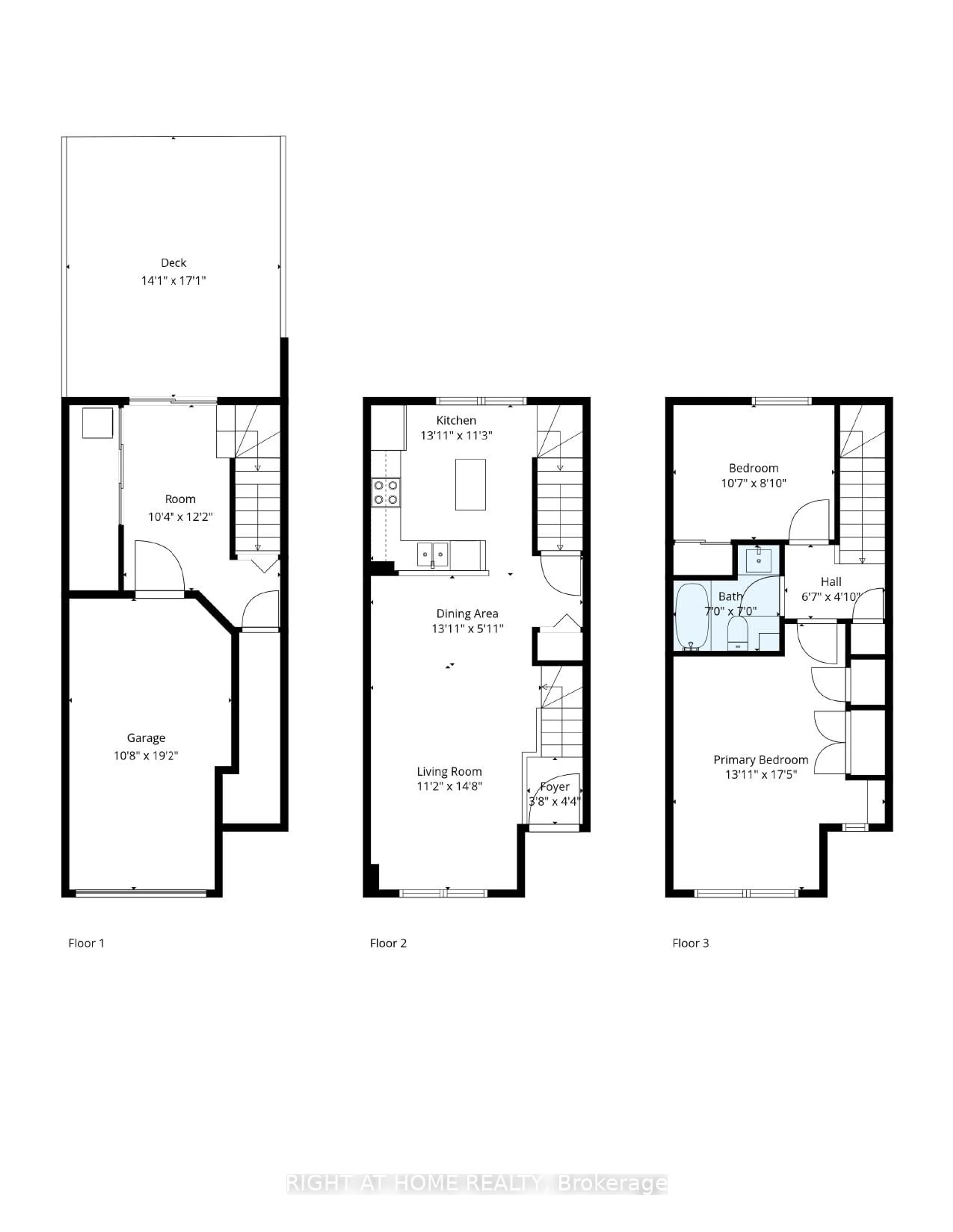Floor plan for 24 Manhattan Cres, Ottawa Ontario K2C 4B4